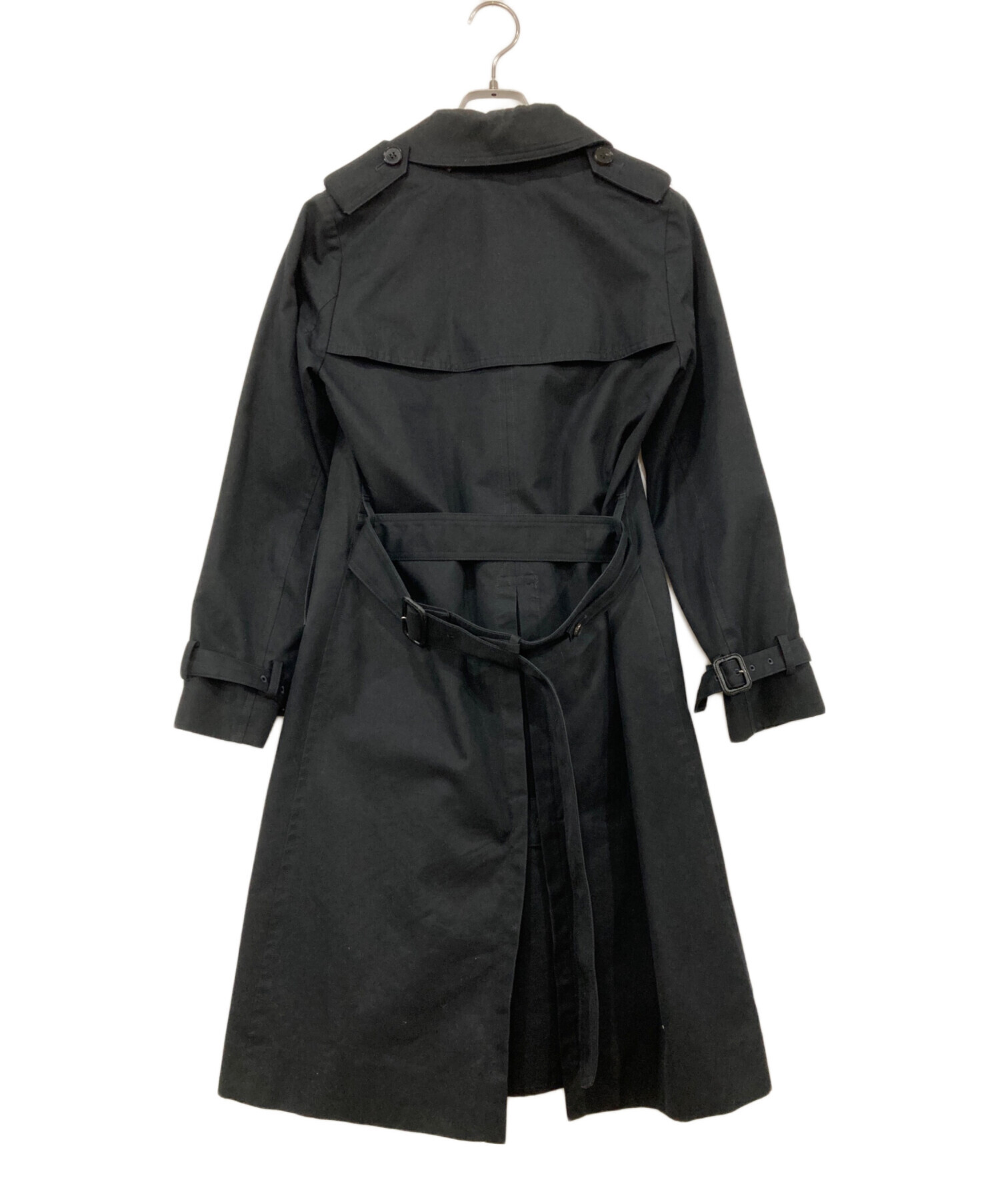 中古・古着通販】HYKE (ハイク) トレンチコート ブラック サイズ:1