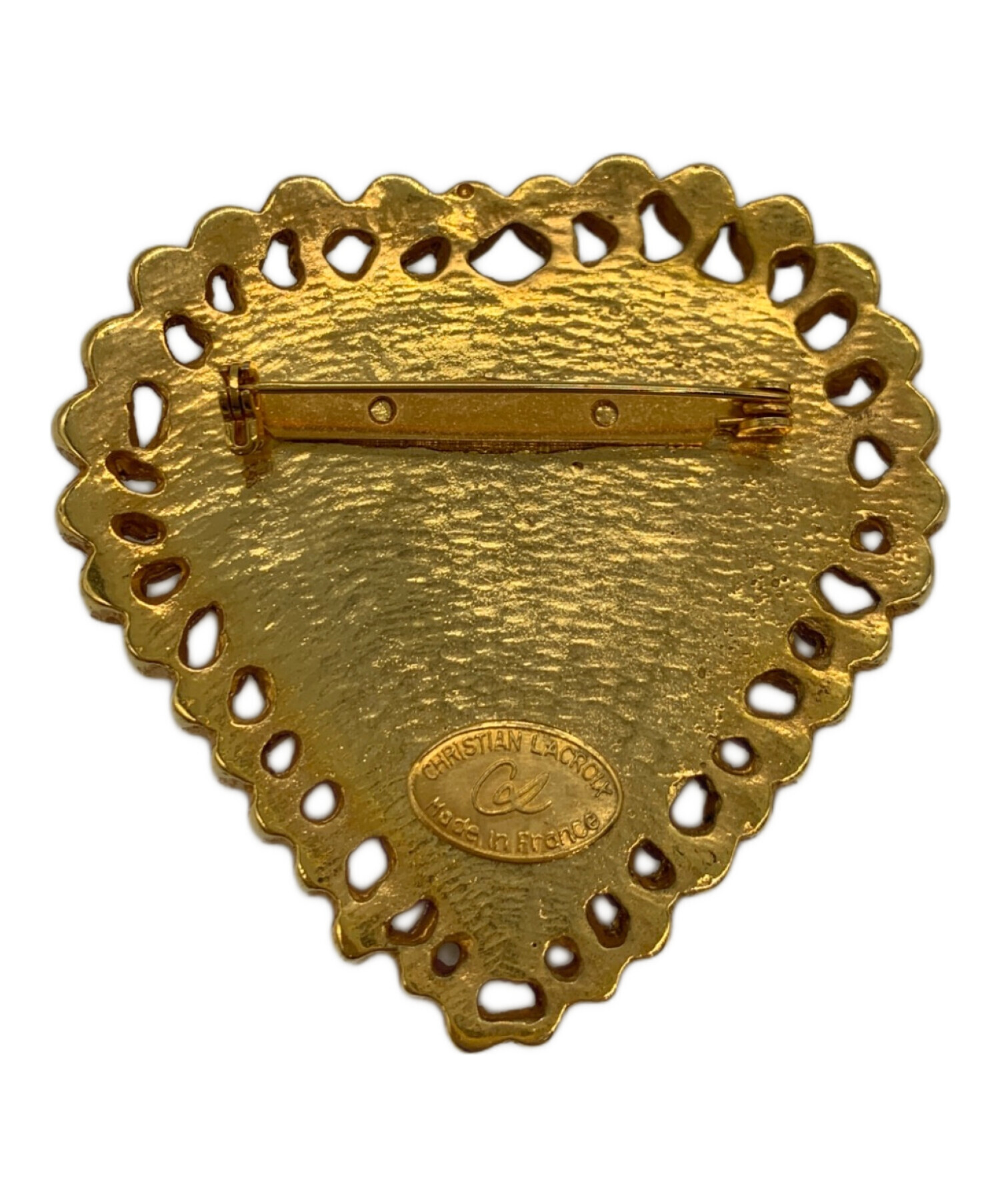 訳あり】ヴィンテージ CHRISTIAN LACROIX ラクロワのブローチ