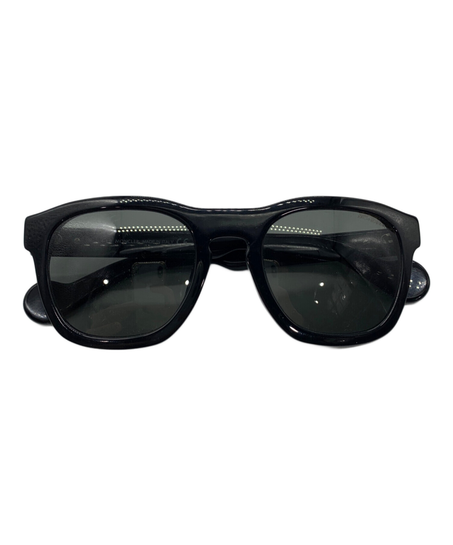 中古・古着通販】MONCLER (モンクレール) サングラス ブラック 中古・古着通販】MONCLER (モンクレール) サングラス ブラック