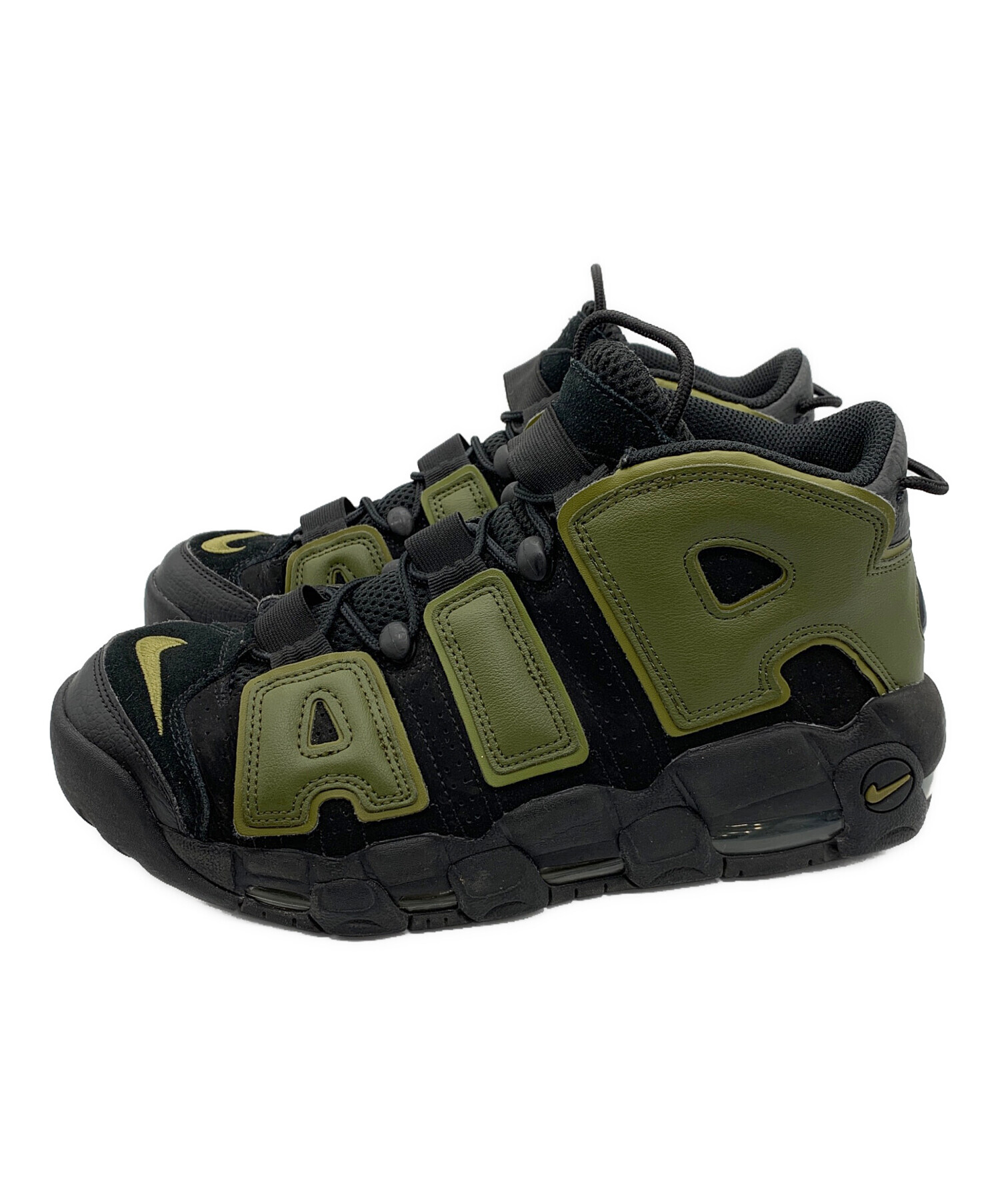 新作販売 Nike Air More Uptempo ブラック/オリーブ 【公式通販】