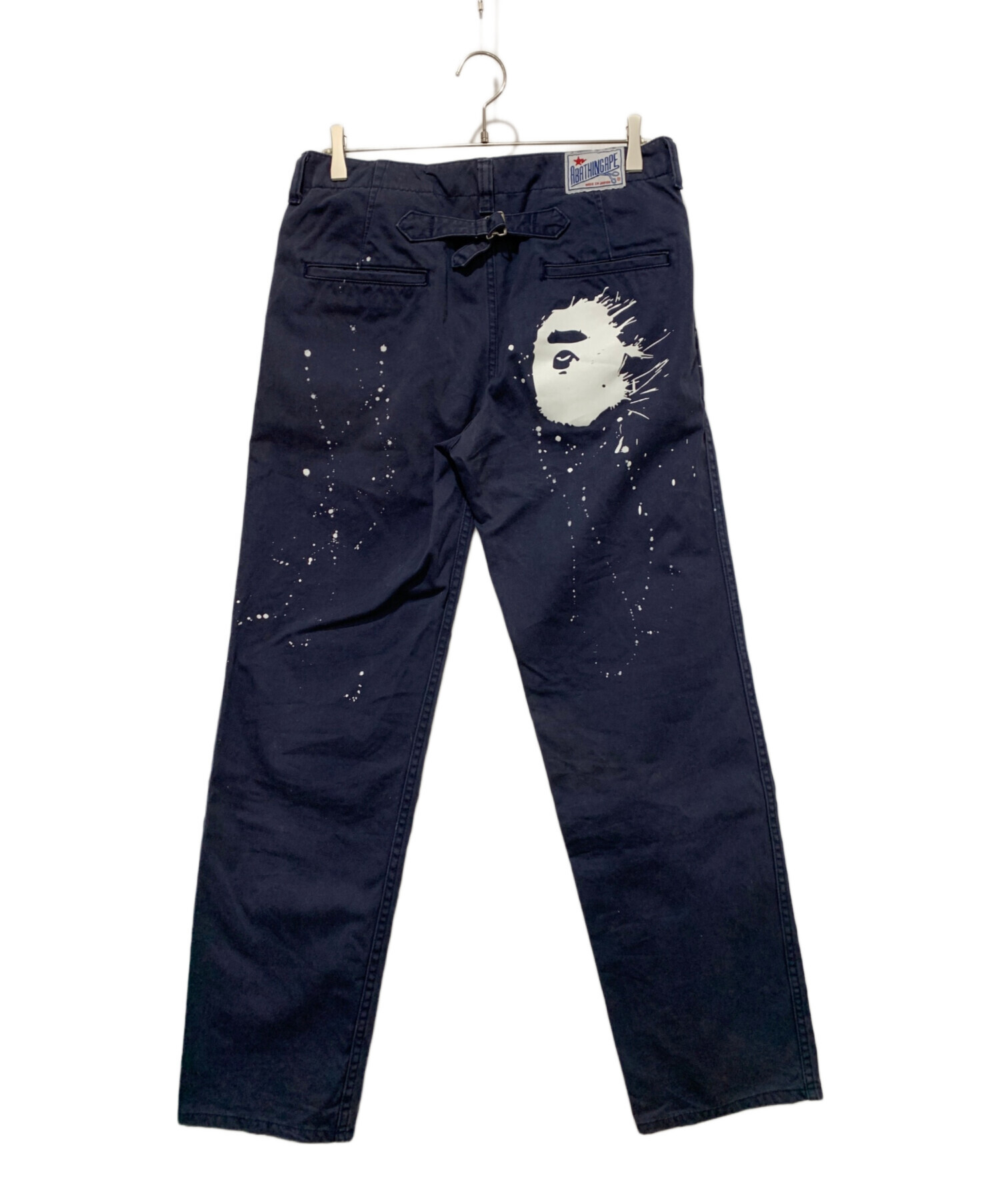 アベイシングエイプ APE HEAD刺繍 チノパンツ 美品アベイシングエイプ