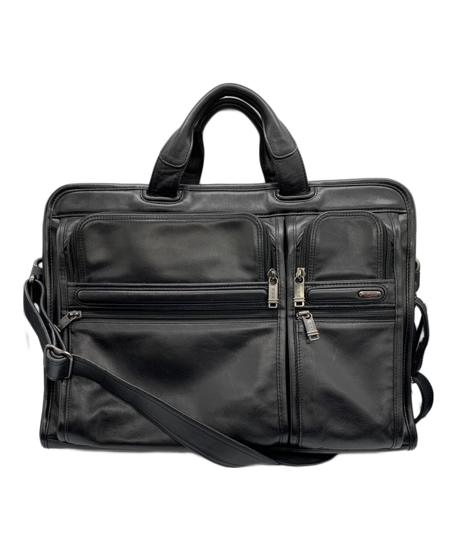 【美品】 TUMIトゥミ 2way ブリーフケース ブラック 中古・古着通販】TUMI (トゥミ) 2WAYブリーフケース ブラック