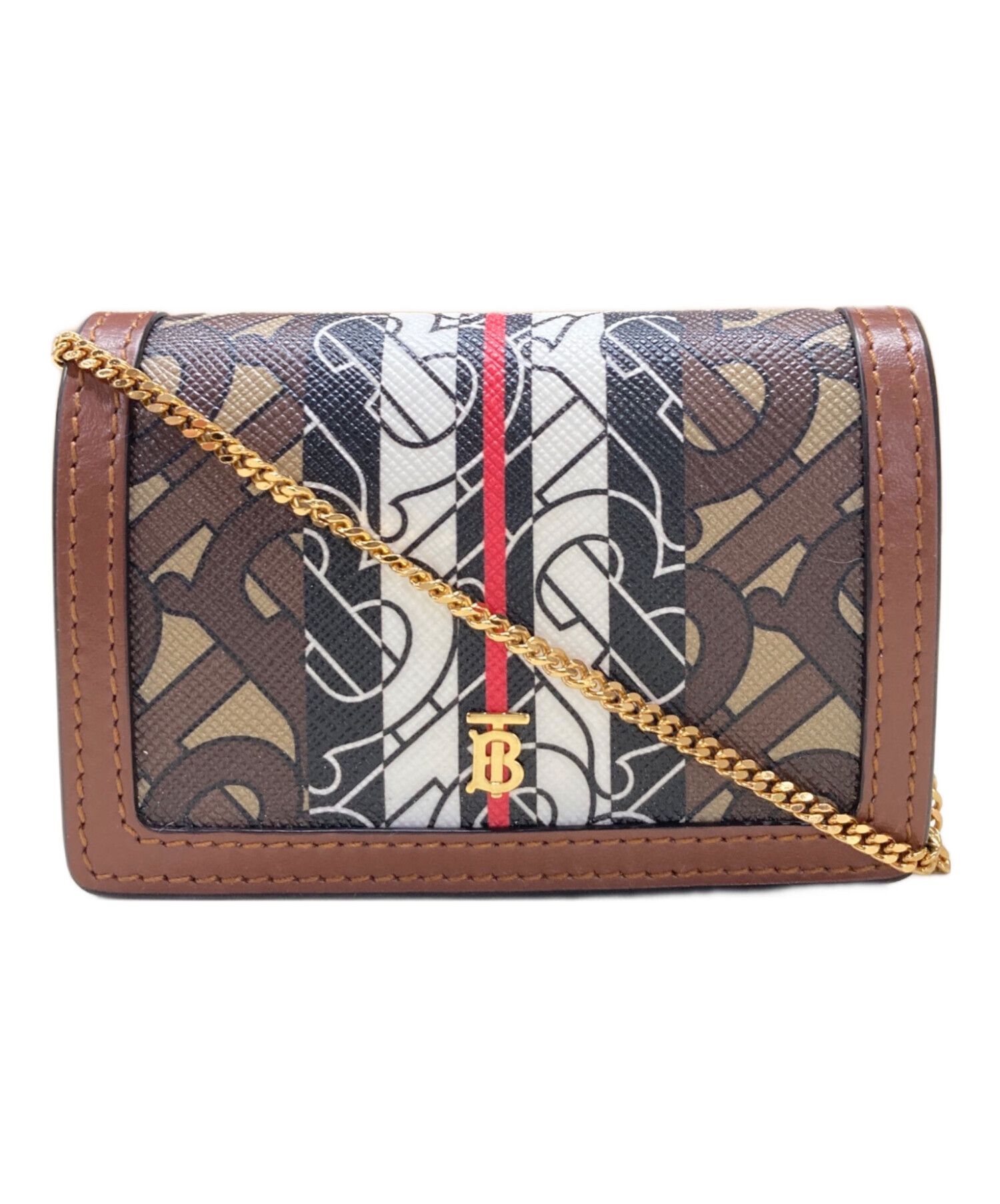 中古・古着通販】BURBERRY (バーバリー) チェーンウォレット ブラウン