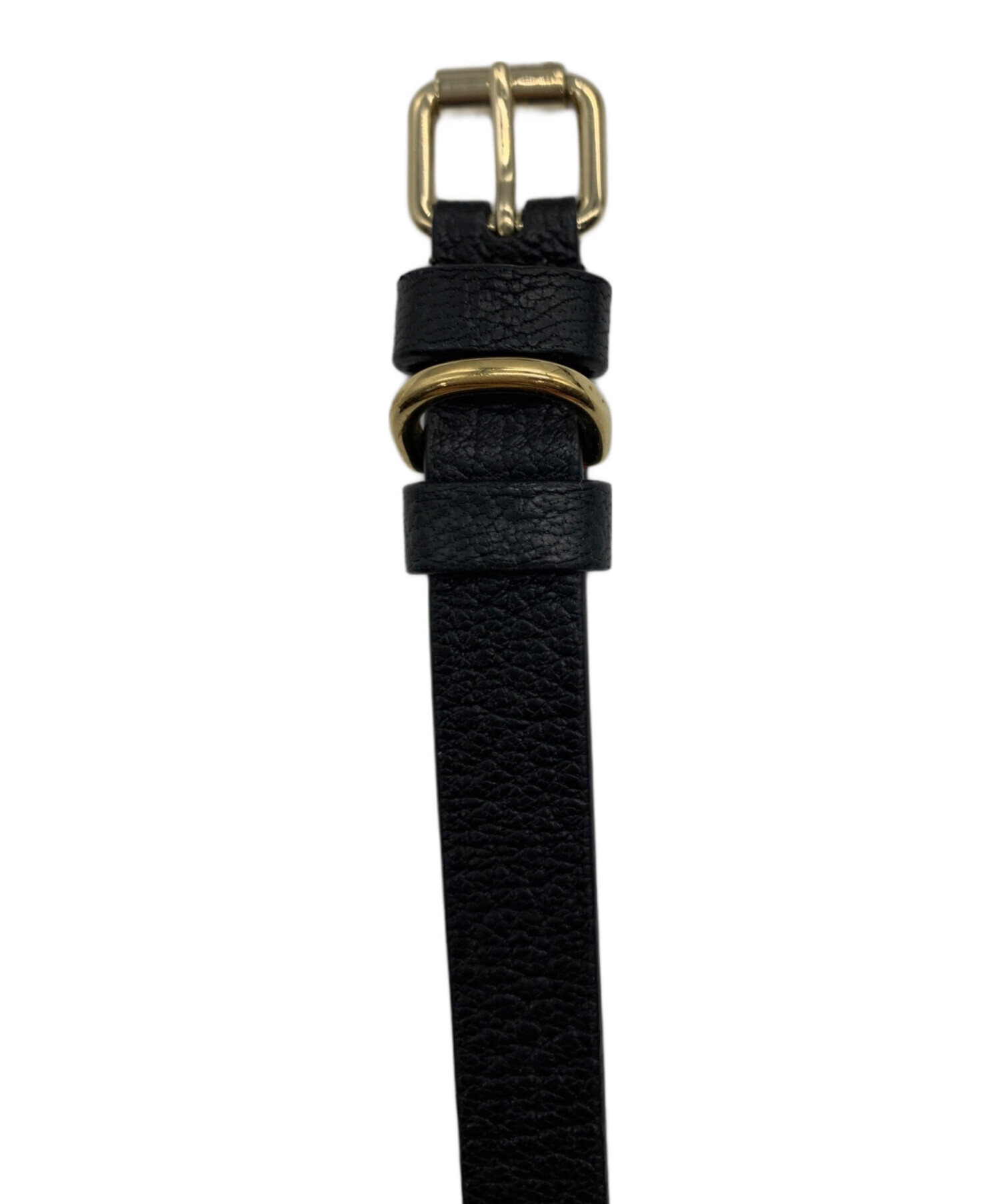中古・古着通販】GIVENCHY (ジバンシィ) レザーブレスレット ブラック
