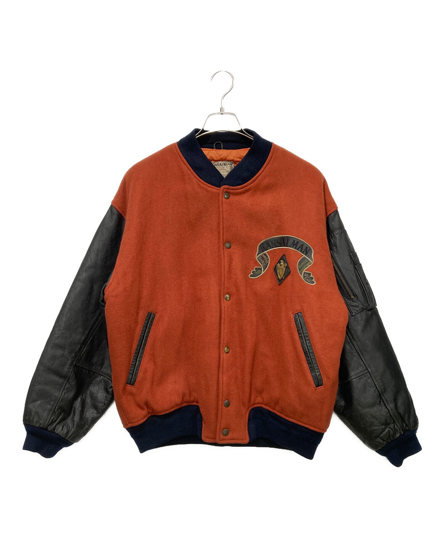 中古・古着通販】KANSAIMAN (カンサイマン) スタジャン オレンジ