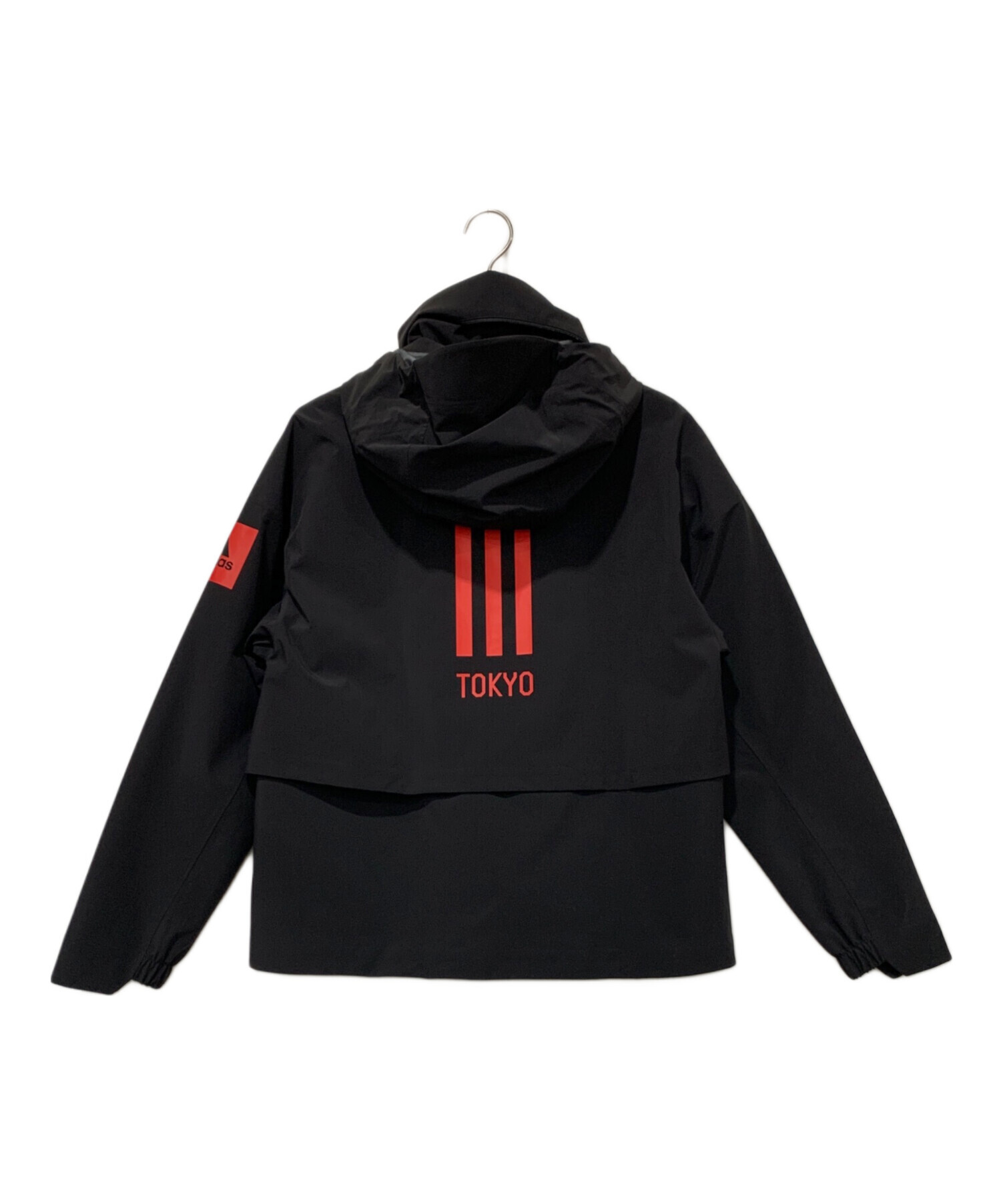 MYLAN マイラン カジュアルジャケット S 黒 【古着】【中古】 中古・古着通販】adidas (アディダス) MYSHELTER RAIN. RDY ジャケット