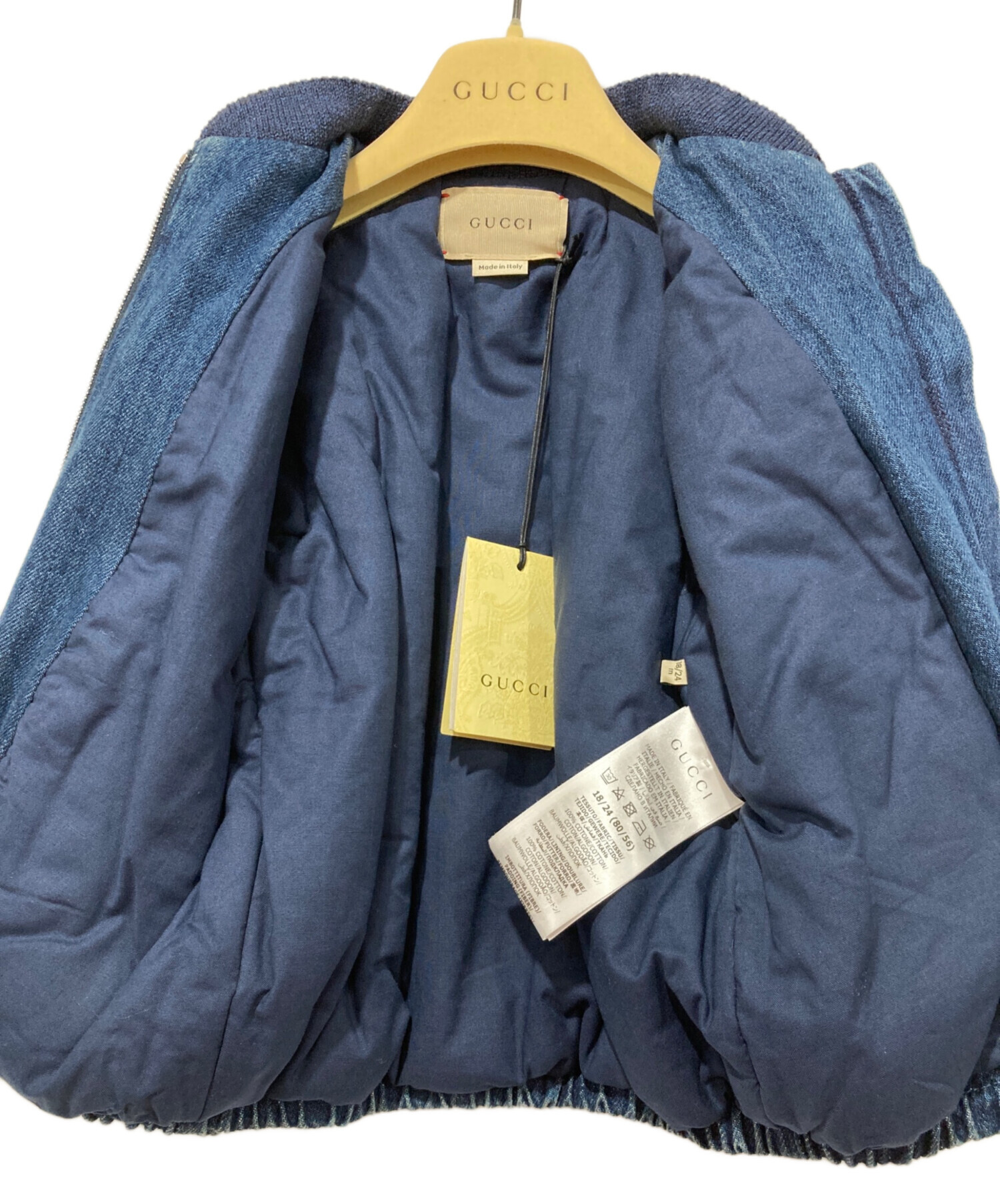 中古・古着通販】GUCCI (グッチ) デニムジャケット インディゴ サイズ