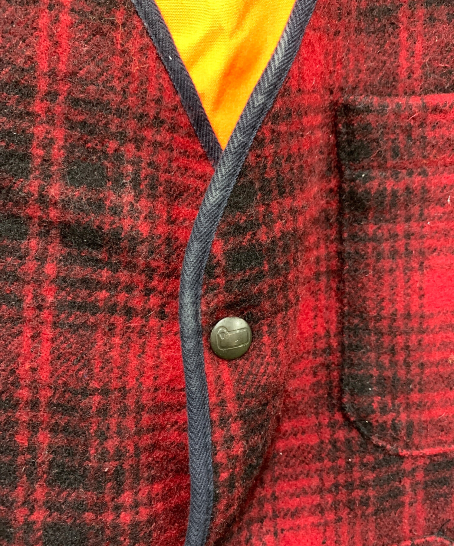 中古・古着通販】WOOLRICH (ウールリッチ) ベスト レッド サイズ:M