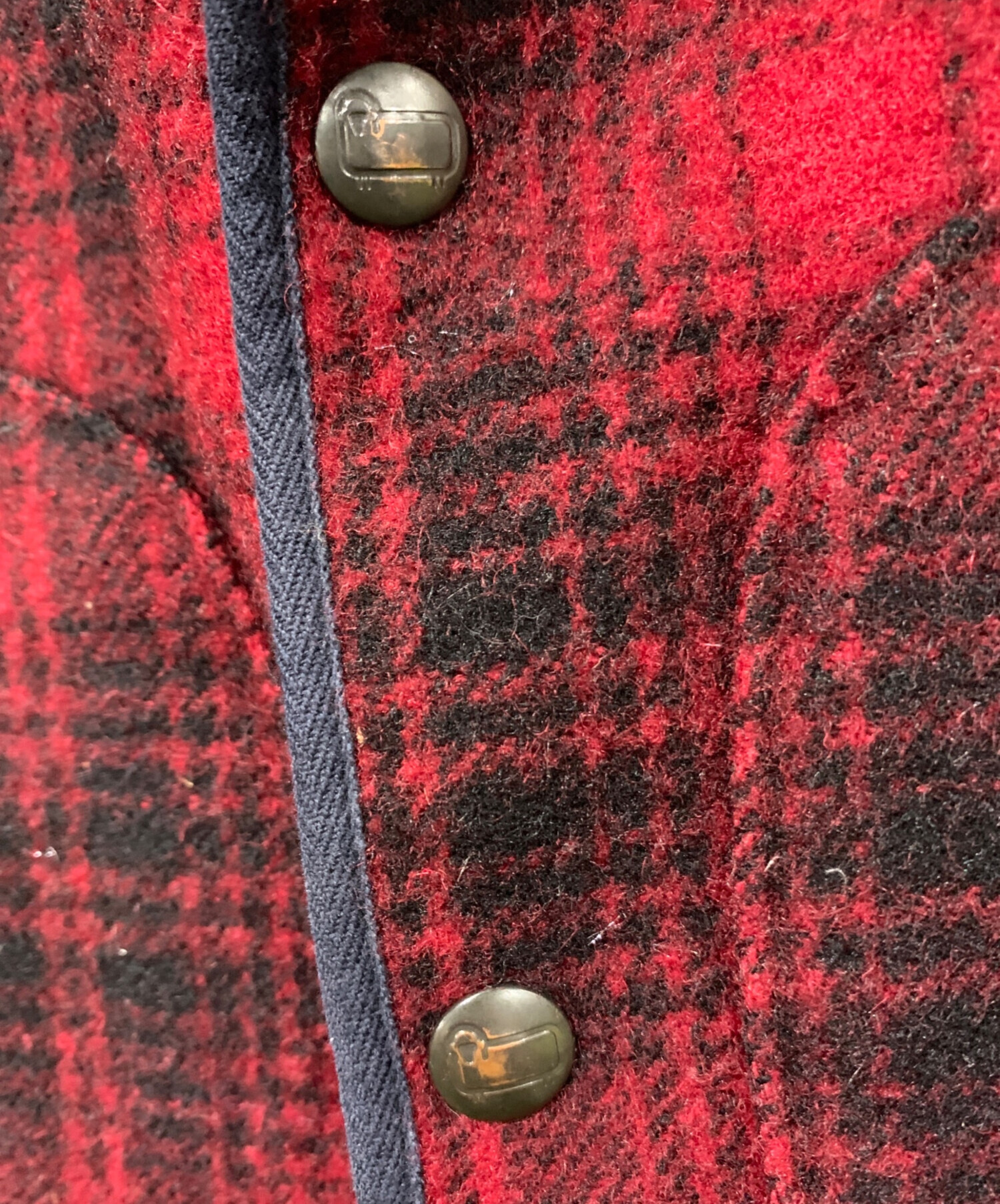 中古・古着通販】WOOLRICH (ウールリッチ) ベスト レッド サイズ:M