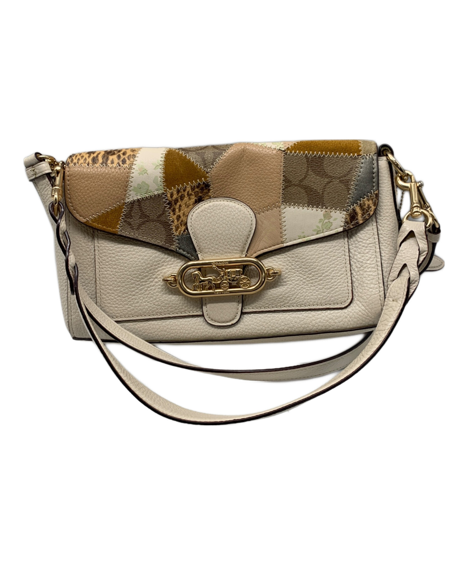 中古・古着通販】COACH (コーチ) 2WAYバッグ ホワイト｜ブランド・古着