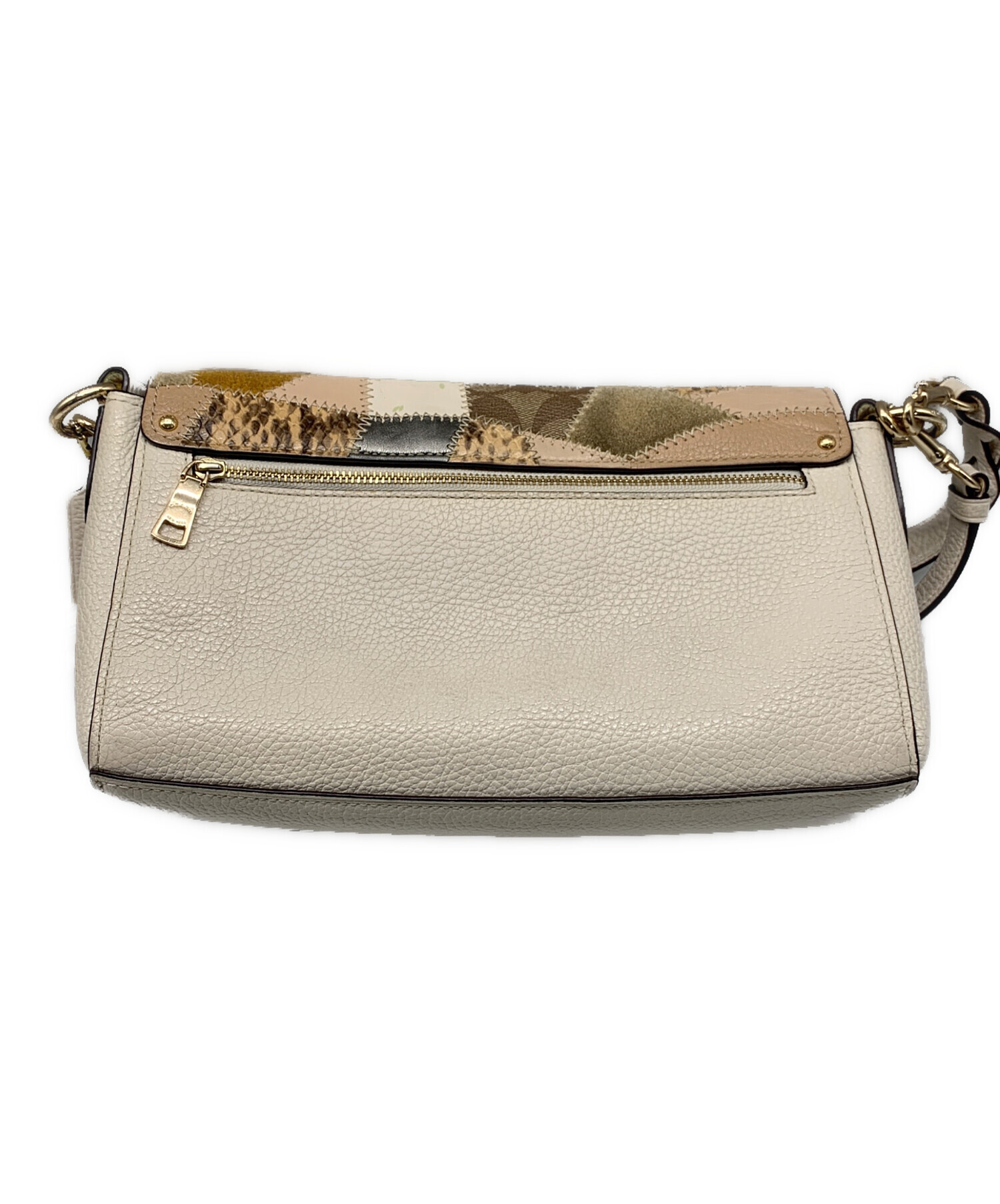 中古・古着通販】COACH (コーチ) 2WAYバッグ ホワイト｜ブランド・古着
