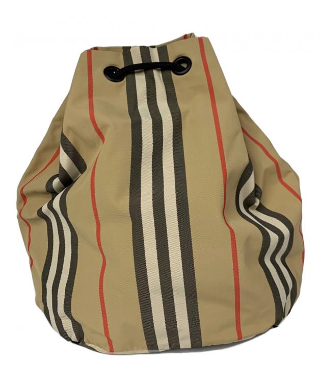 中古・古着通販】BURBERRY (バーバリー) 巾着バッグ ノバチェック