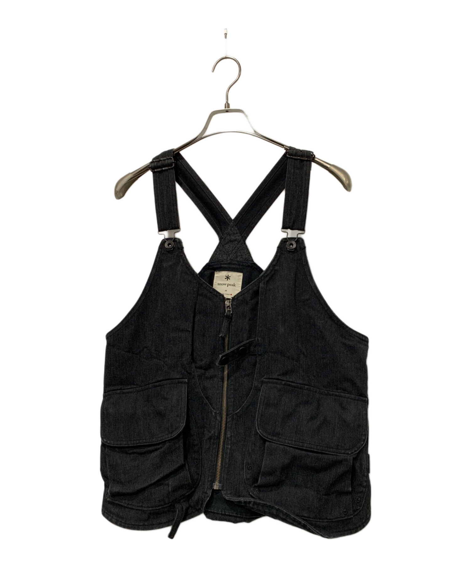 スノーピーク snow peakアウトドアタキビベストデニムM