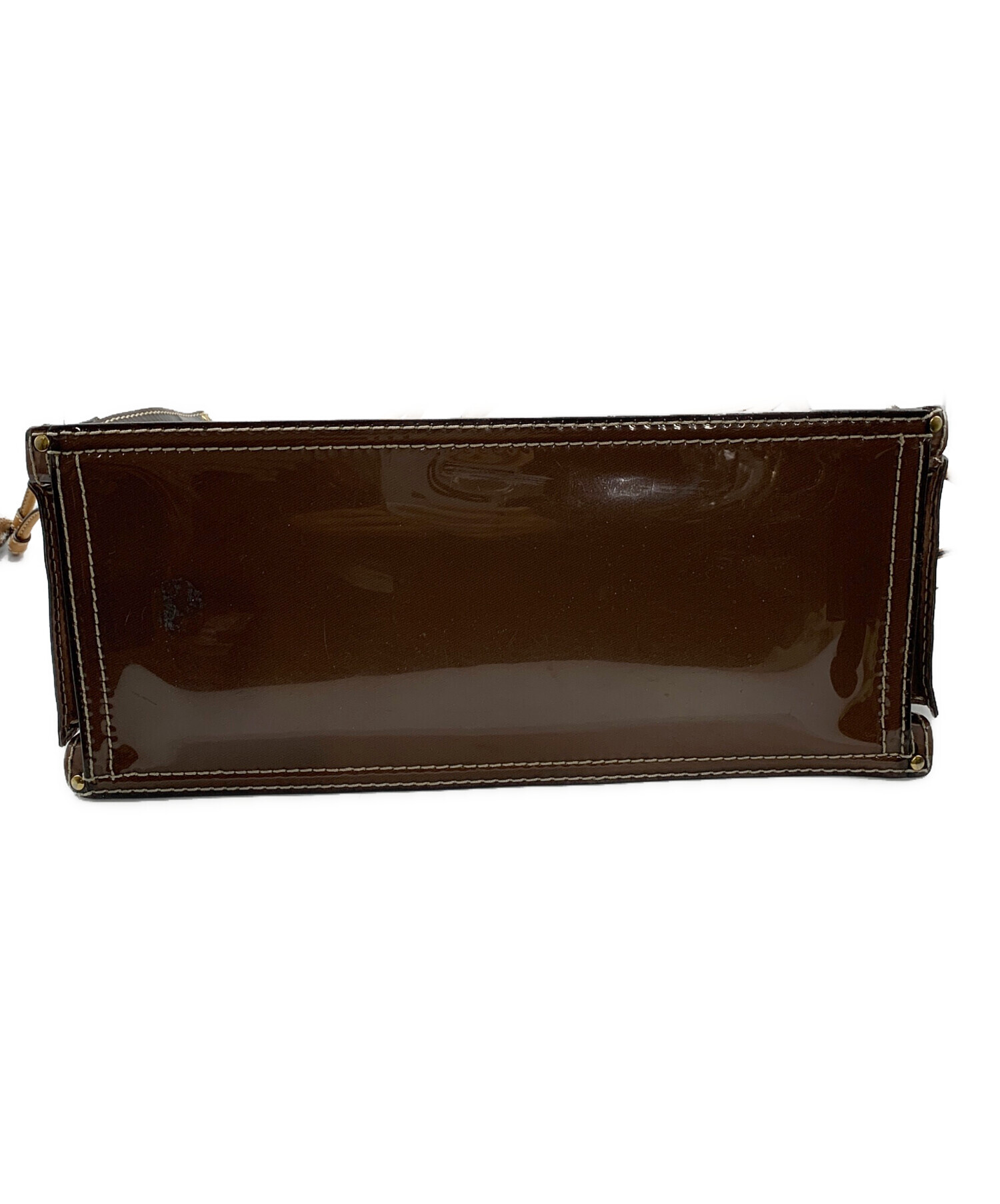 中古・古着通販】LOEWE (ロエベ) アナグラムビニールバッグ ブラウン