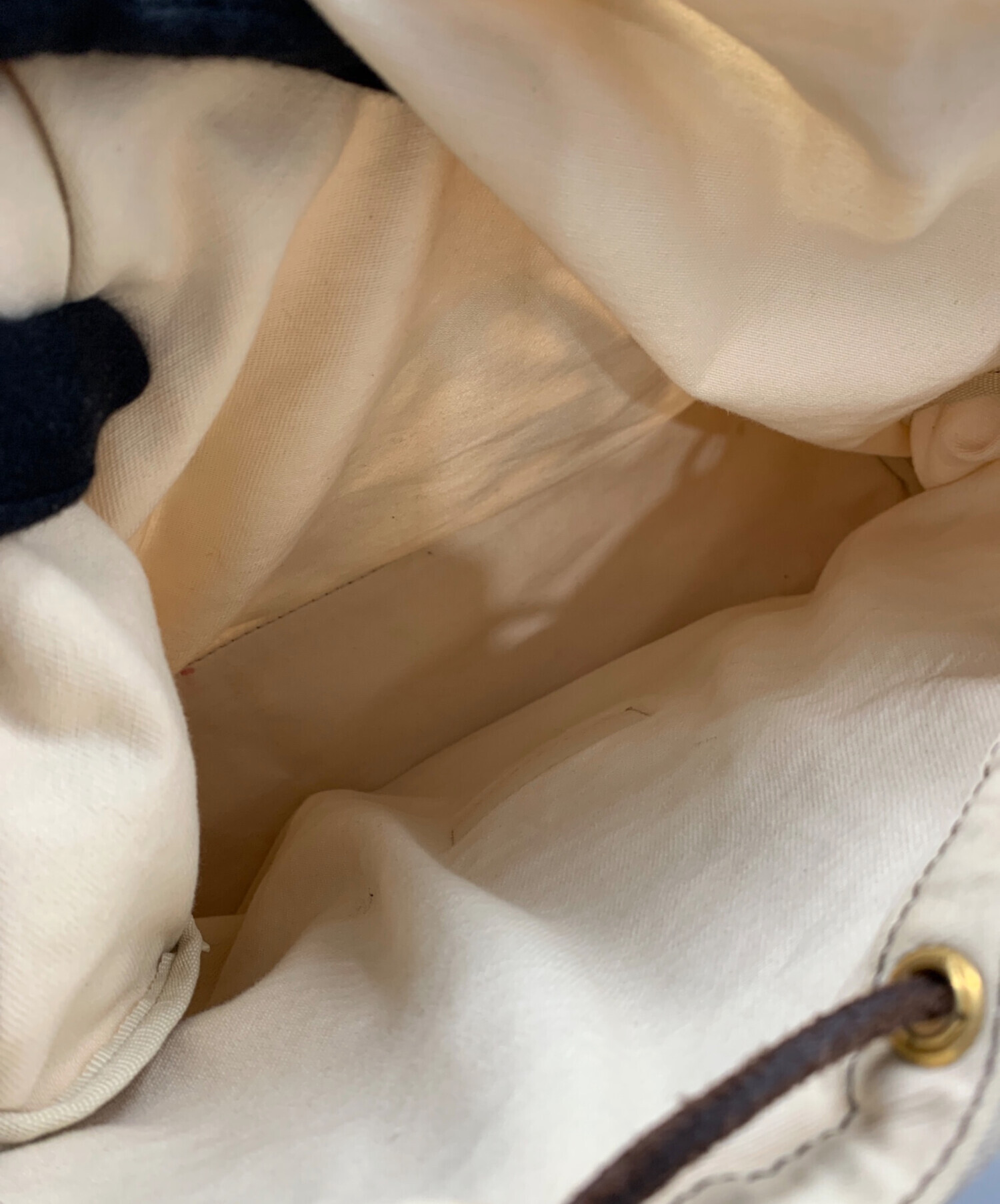 中古・古着通販】LOEWE (ロエベ) アナグラムビニールバッグ ブラウン 