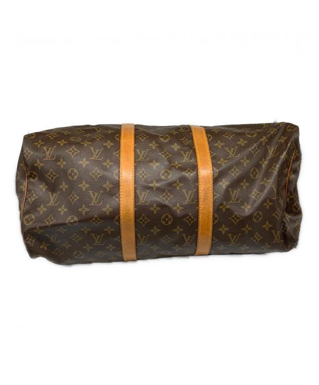 【希少✨】ルイヴィトン　ボストンバッグ　キーポル50レザー　モノグラム ルイヴィトン キーポル 50 バンドリエール ボストンバック