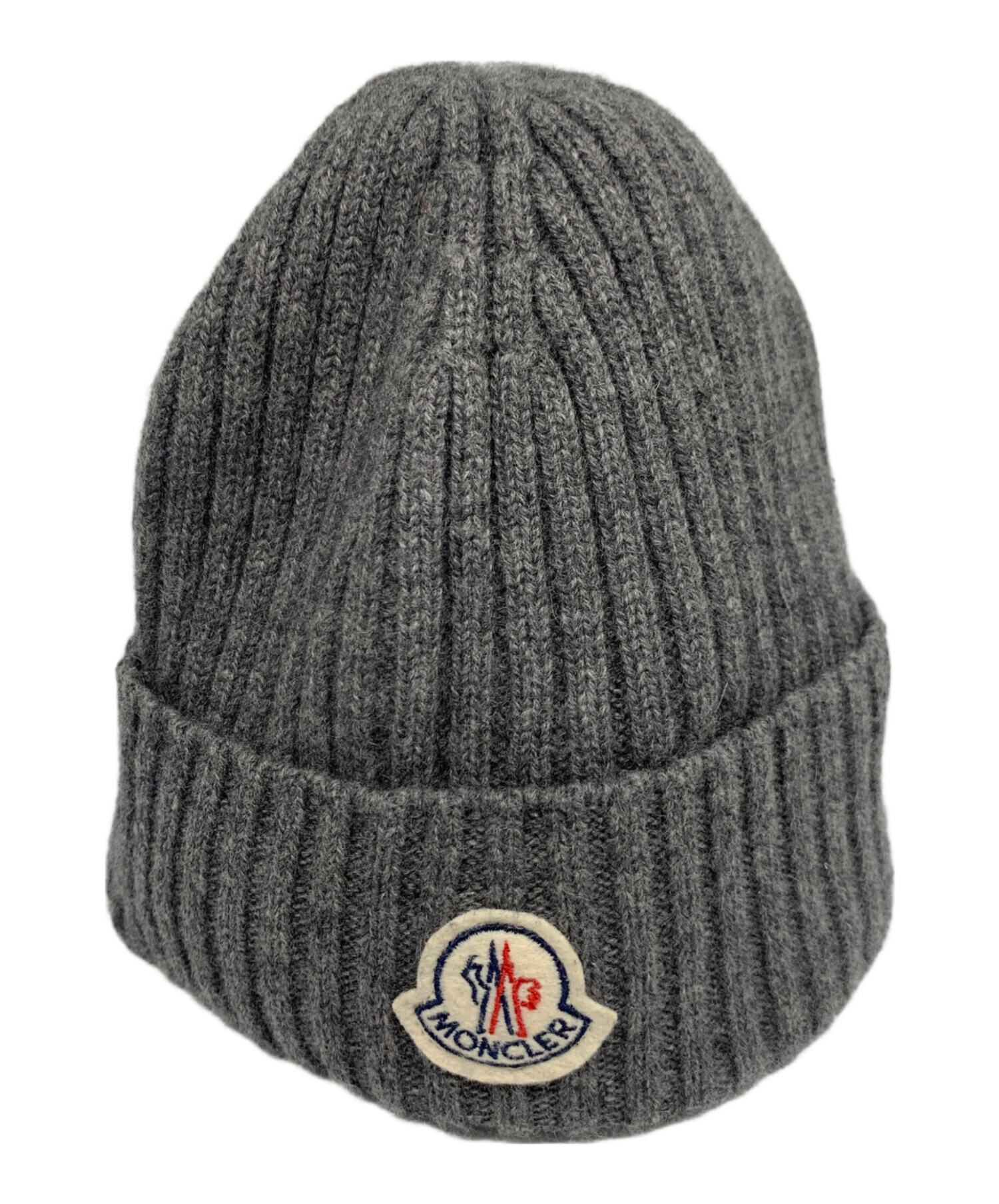 中古・古着通販】MONCLER (モンクレール) BERRETTO ニット帽 グレー