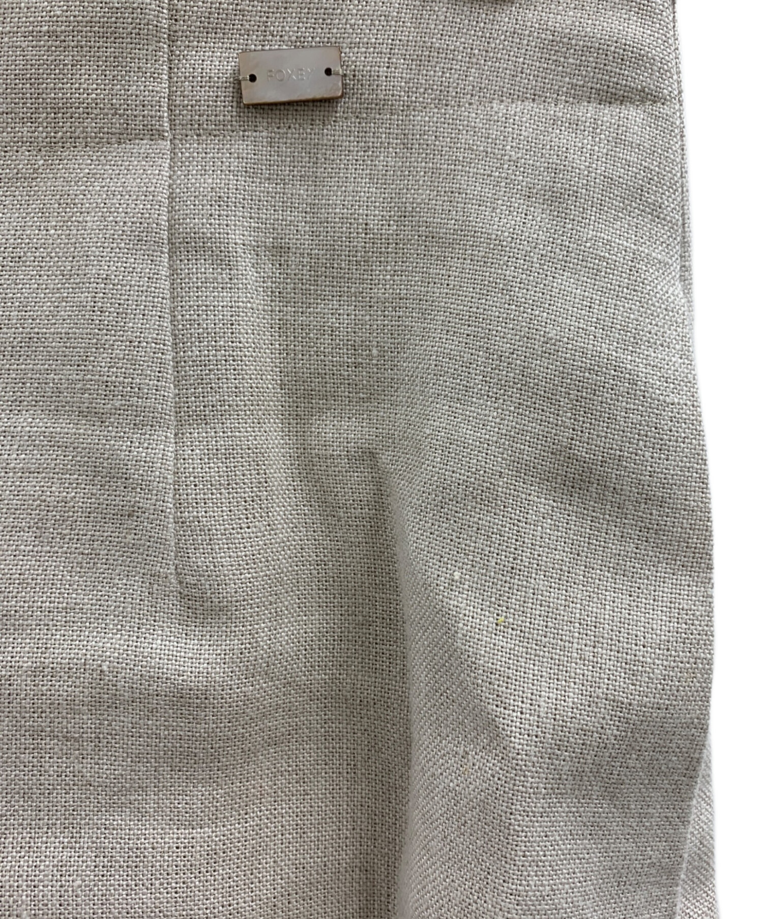 中古・古着通販】FOXEY (フォクシー) リネンショートパンツ ホワイト