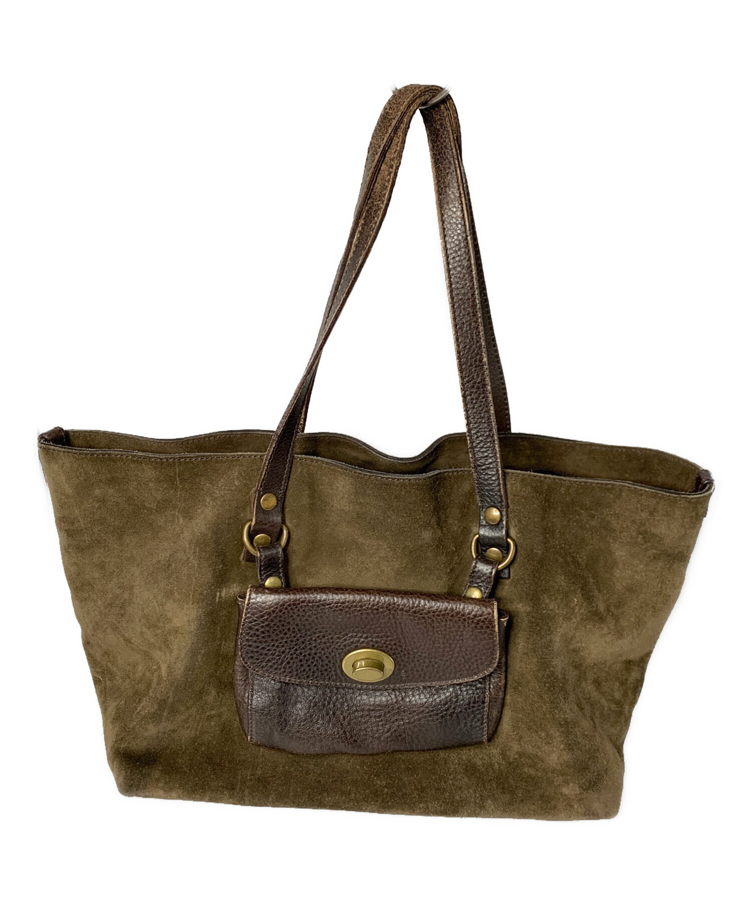 中古・古着通販】MIU MIU (ミュウミュウ) スウェードレザートート 