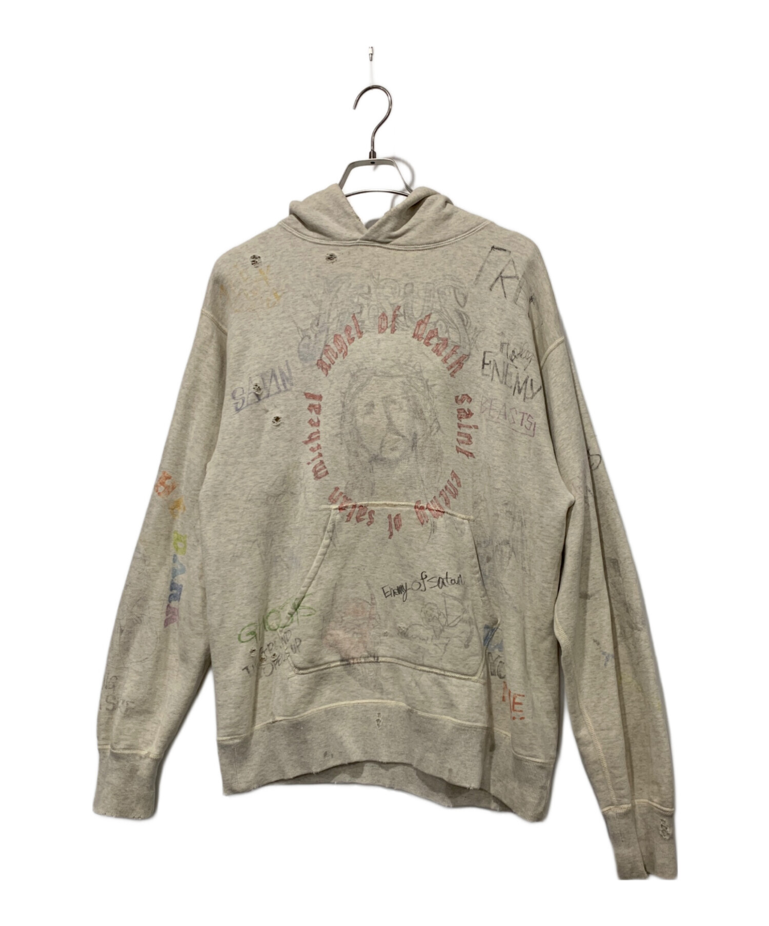 中古・古着通販】SAINT MICHAEL (セントマイケル) SM7 HOODIE GRY 20AW