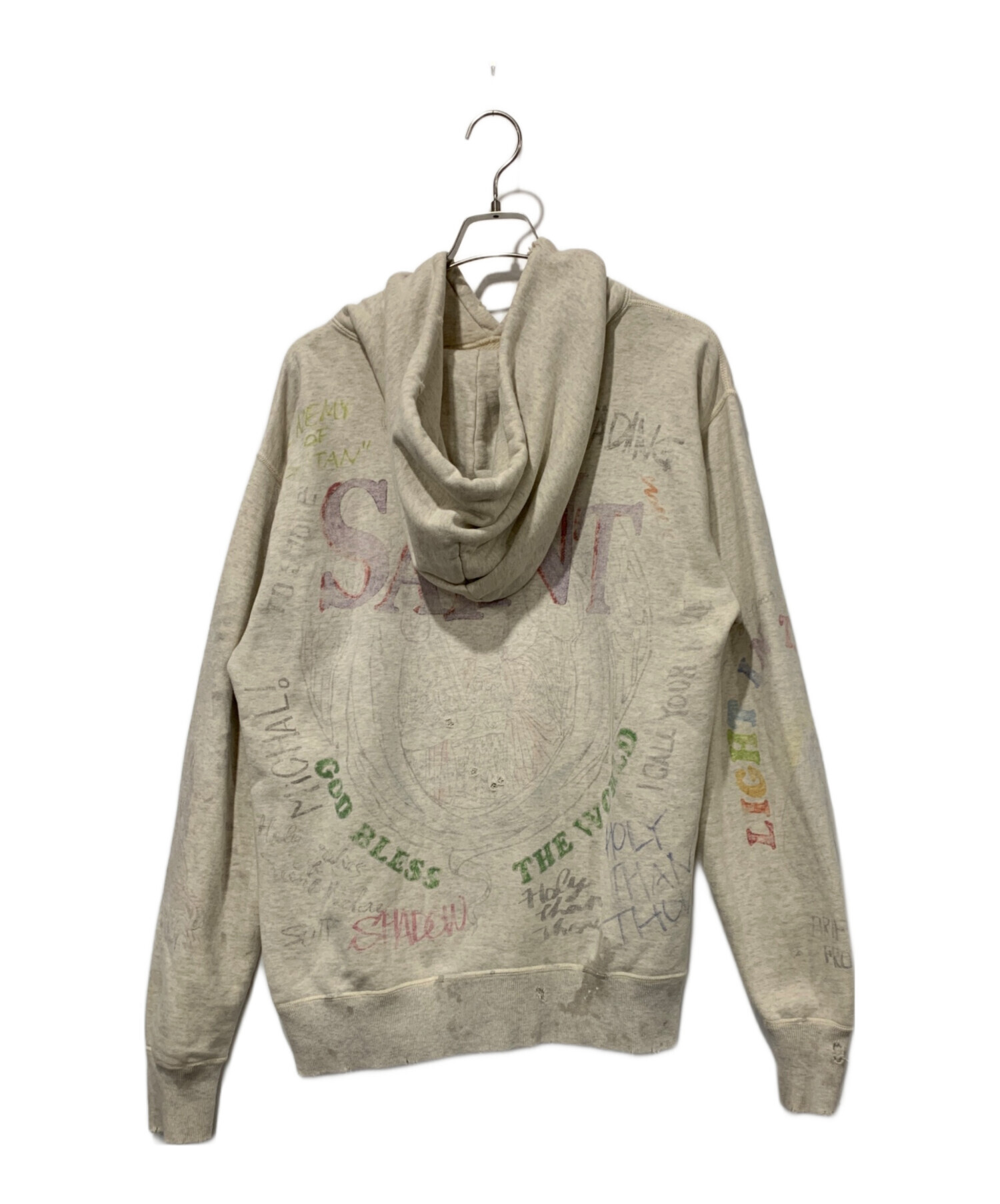 中古・古着通販】SAINT MICHAEL (セントマイケル) SM7 HOODIE GRY 20AW