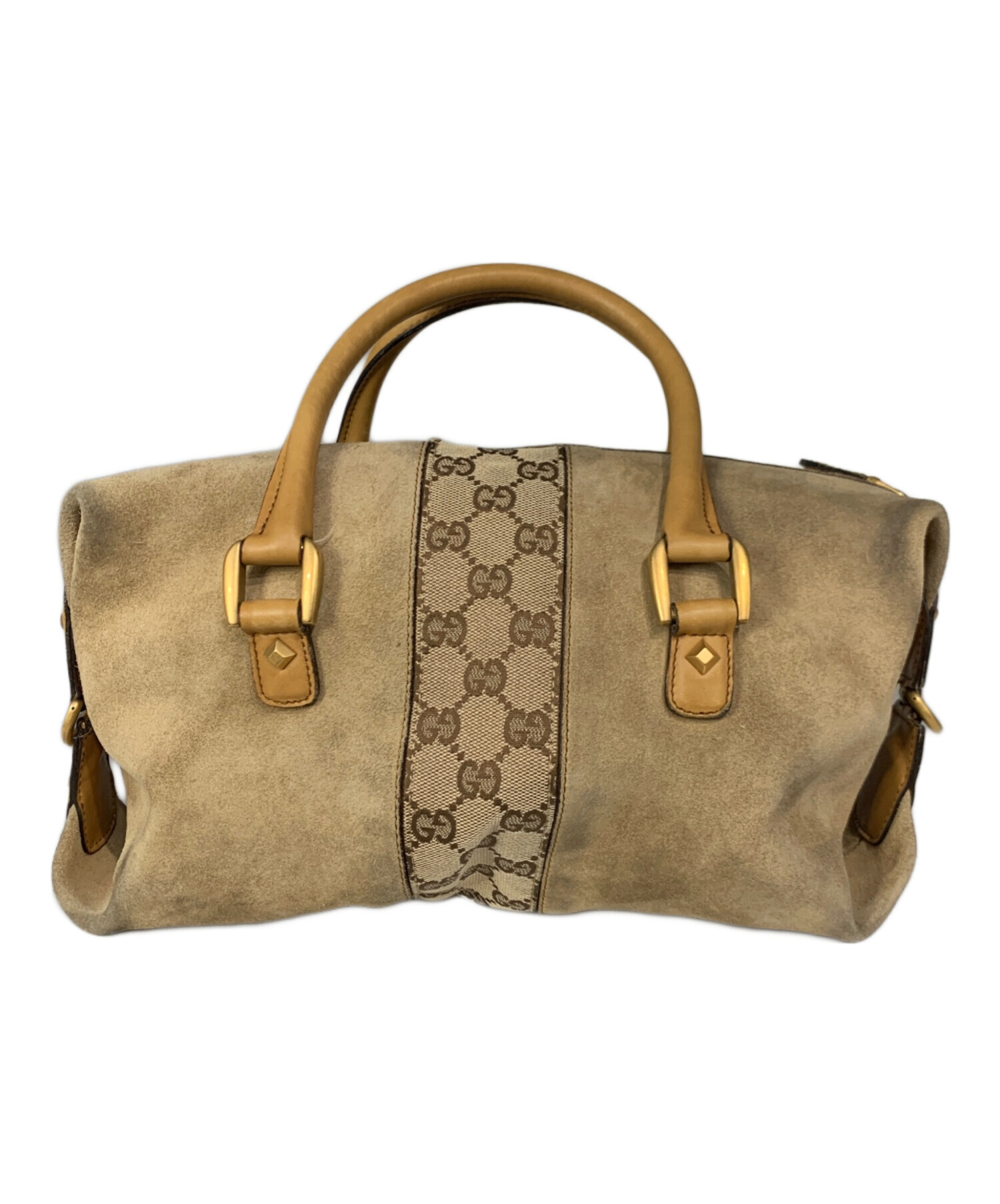 中古・古着通販】GUCCI (グッチ) GGショルダーバッグ ベージュ 