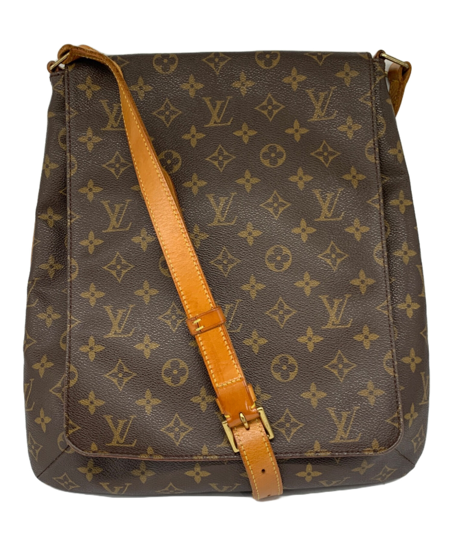 綺麗 LOUIS VUITTON ルイヴィトン ミュゼット ヴィンテージ モノグラム ショルダーバッグ PVC ブラウン レディース【中古】 LOUIS VUITTON - 綺麗 LOUIS VUITTON ルイヴィトン ミュゼット