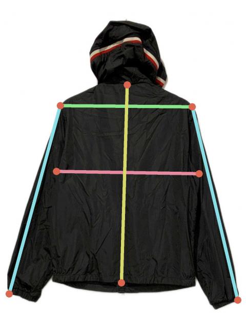 中古・古着通販】MONCLER (モンクレール) ナイロンジャケット ブラック