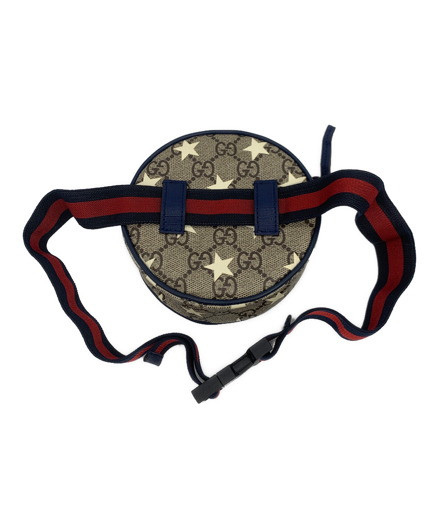 中古・古着通販】GUCCI (グッチ) ラウンドミニウエストポーチ グレー