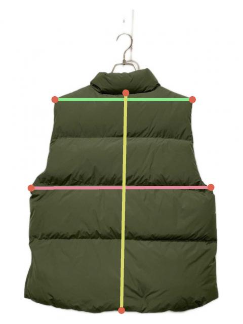 中古・古着通販】X-LARGE (エクストララージ) ダウンベスト オリーブ