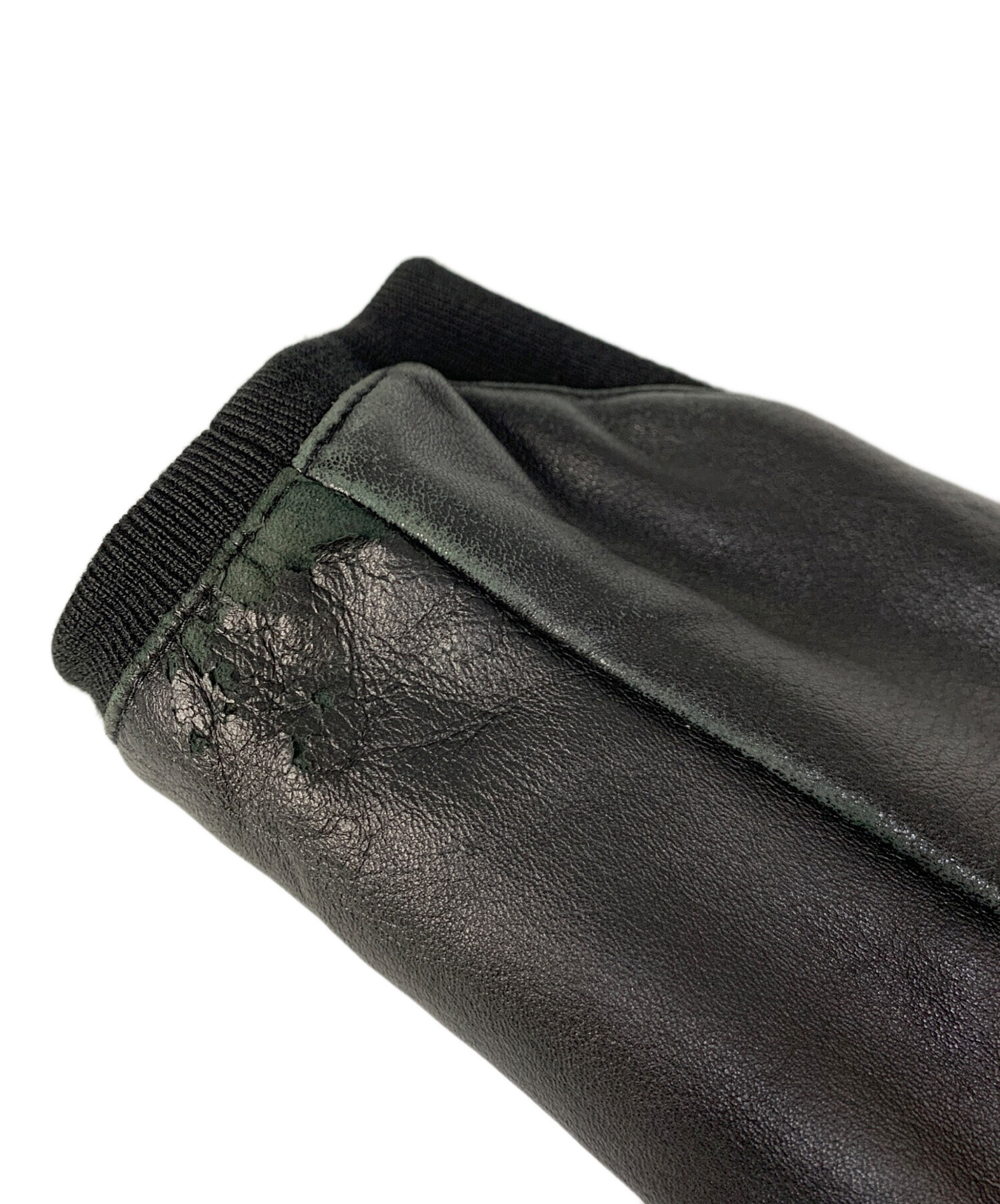 KENZO 本人期 レザージャケット KENZO ケンゾー レザー タイガーロゴ ジャケット ブルゾン (KENZO