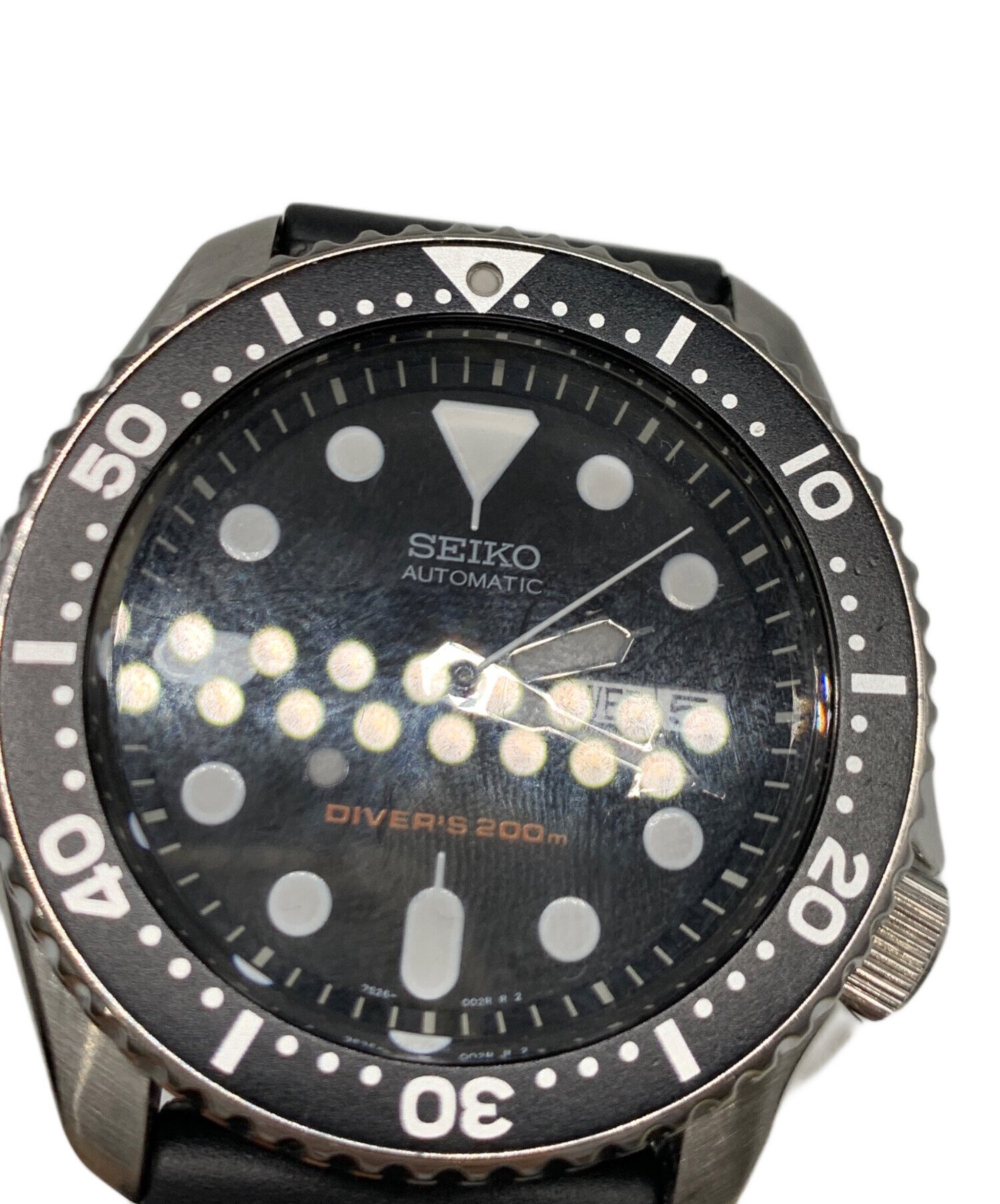 中古・古着通販】SEIKO (セイコー) ダイバーズウォッチ ブラック