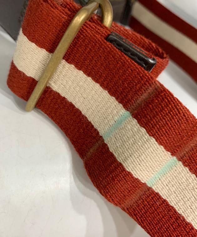 中古・古着通販】BALLY (バリー) レザーショルダーバッグ トレイン