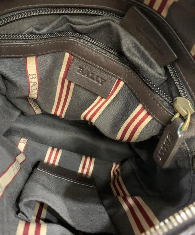 中古・古着通販】BALLY (バリー) レザーショルダーバッグ トレイン