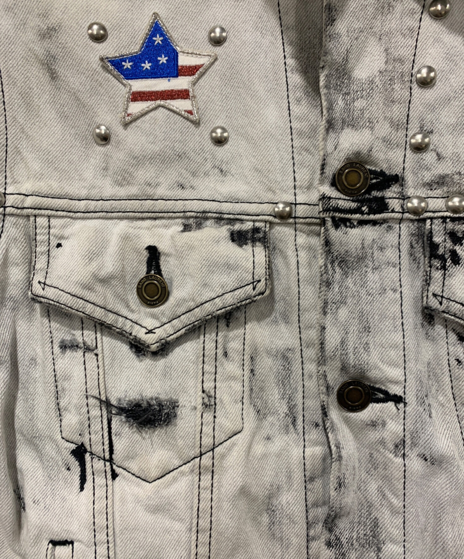 中古・古着通販】Saint Laurent Paris (サンローランパリ) スター