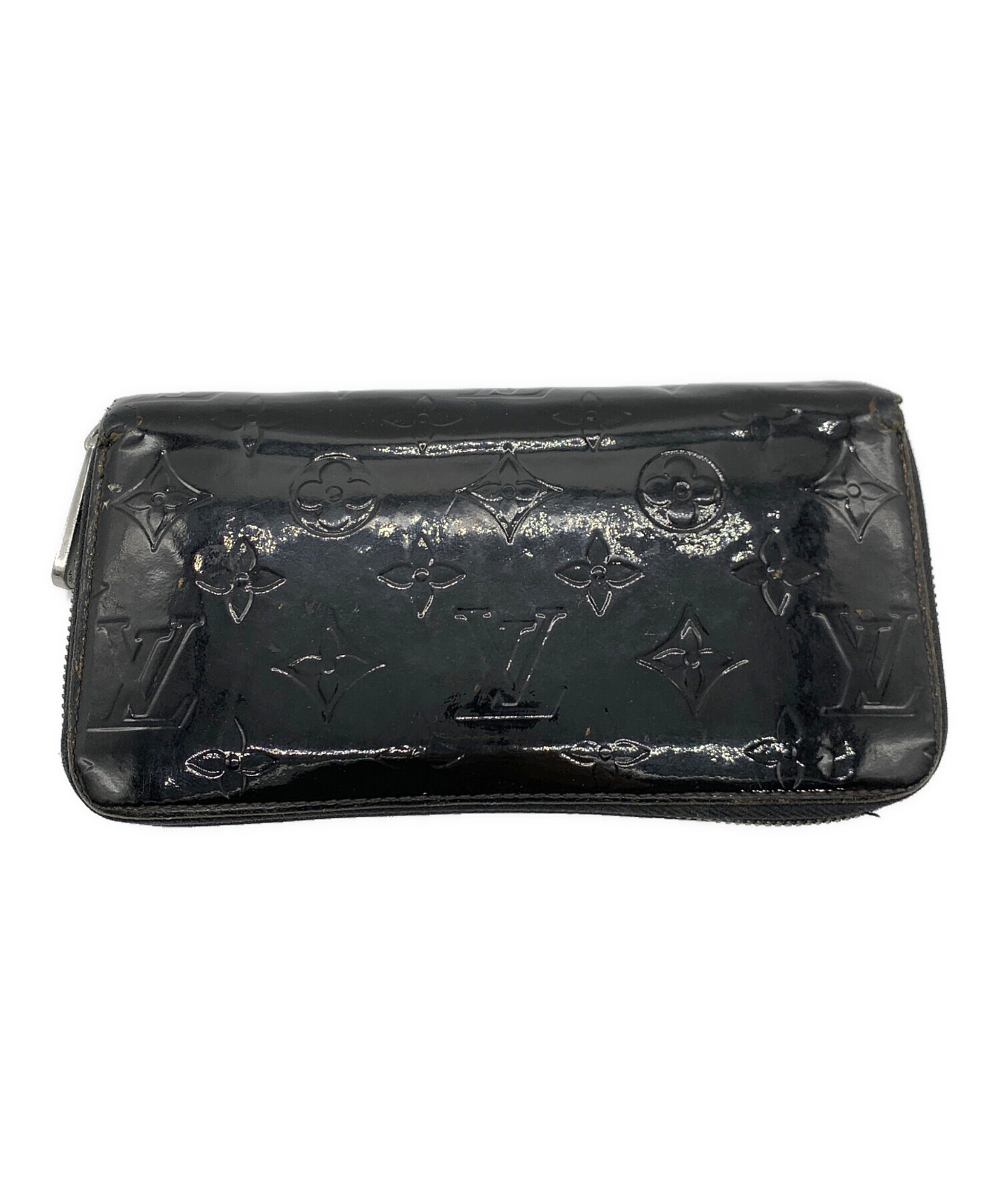 LOUIS VUITTON ルイ・ヴィトン/ジッピーウォレット/ヴェルニ/M90075/MI1***/Aランク/92【中古】 ルイヴィトンジッピーウォレット 14125 ノワールマニエティック(黒