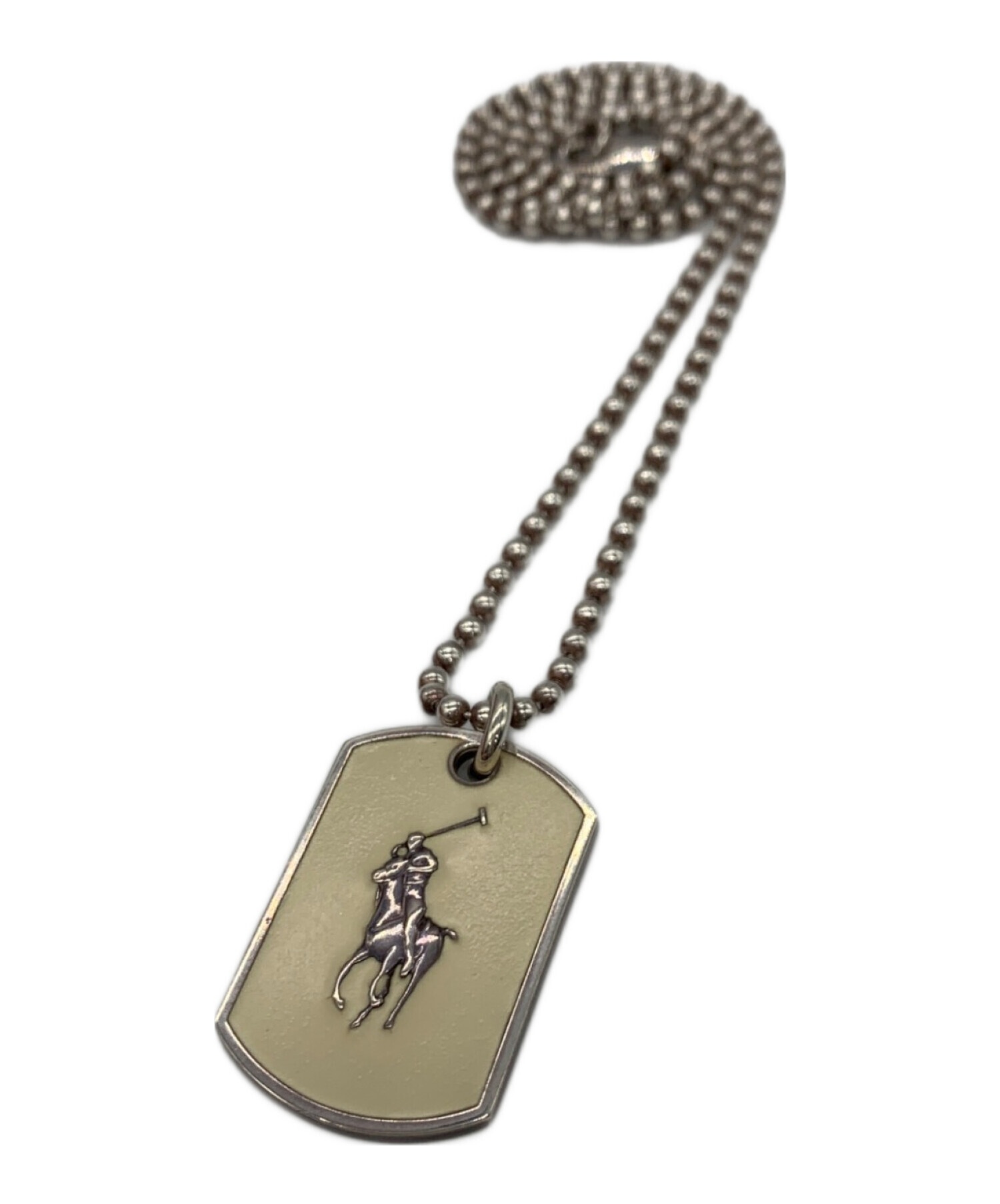 中古・古着通販】RALPH LAUREN (ラルフローレン) ドッグタグネックレス