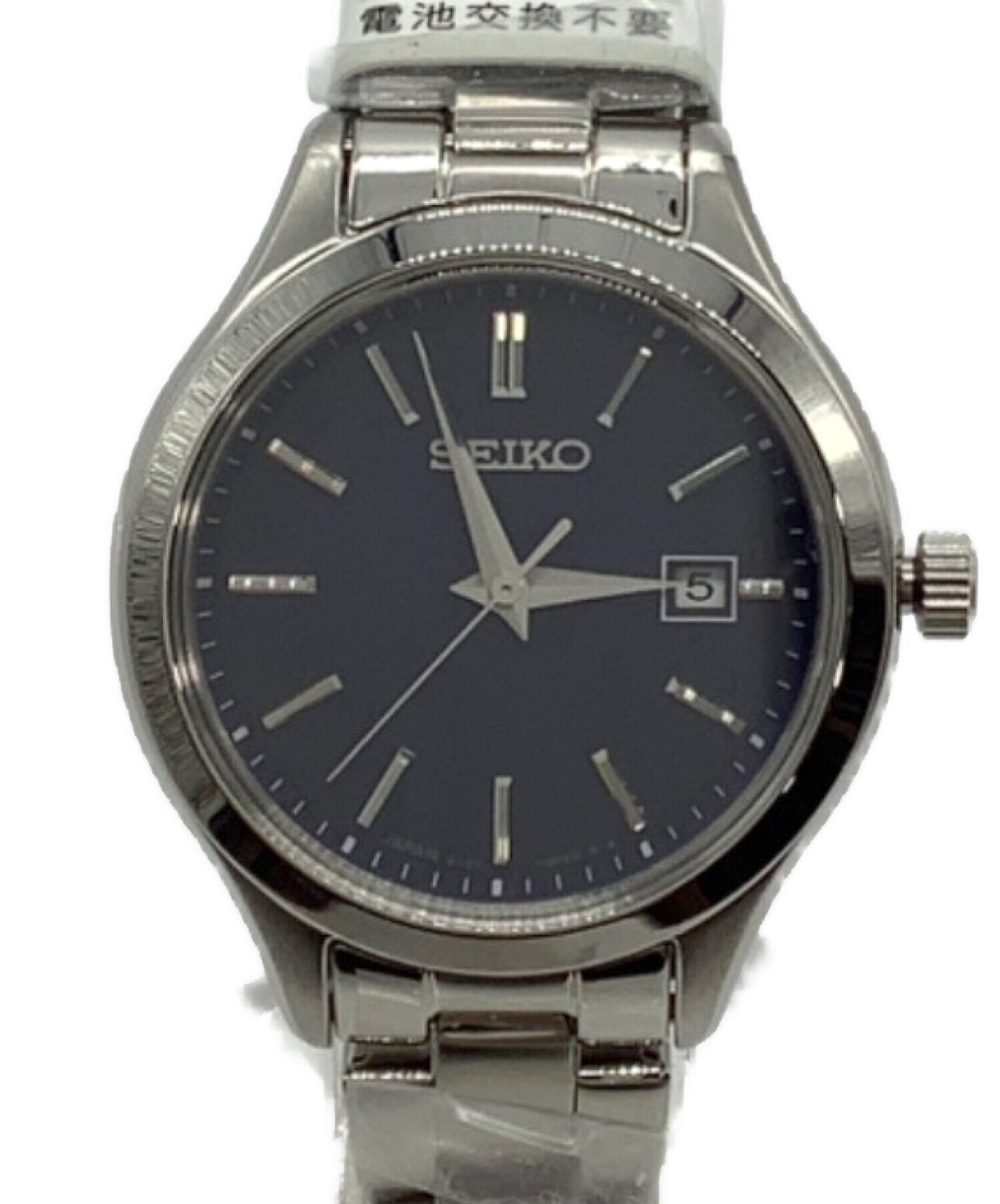 中古・古着通販】SEIKO (セイコー) 腕時計 ネイビー 未使用品 