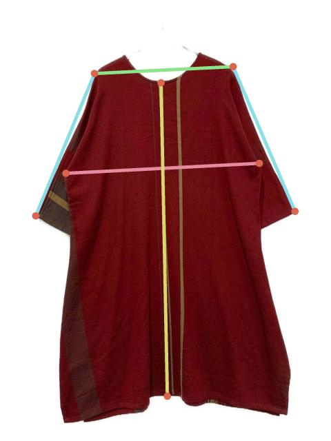 中古・古着通販】tamaki niime (タマキ ニイメ) 長袖ワンピース レッド