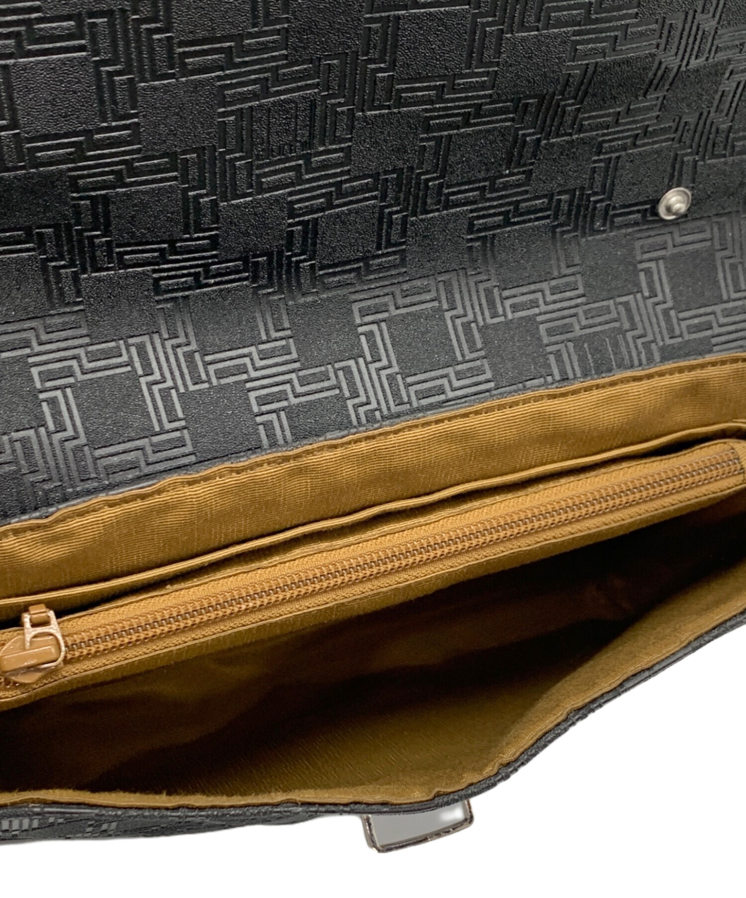 中古・古着通販】dunhill (ダンヒル) クラッチバッグ ブラック