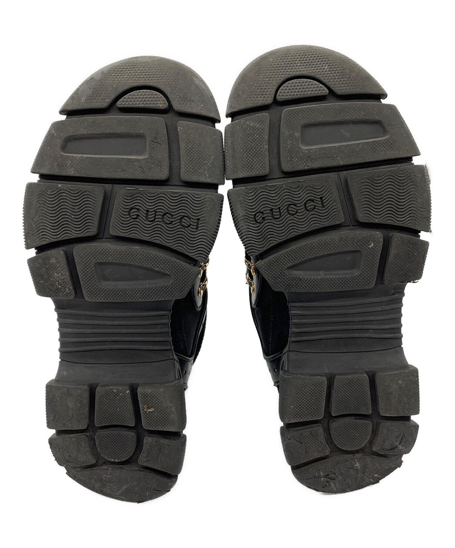 中古・古着通販】GUCCI (グッチ) フラッシュトレック ブラック サイズ