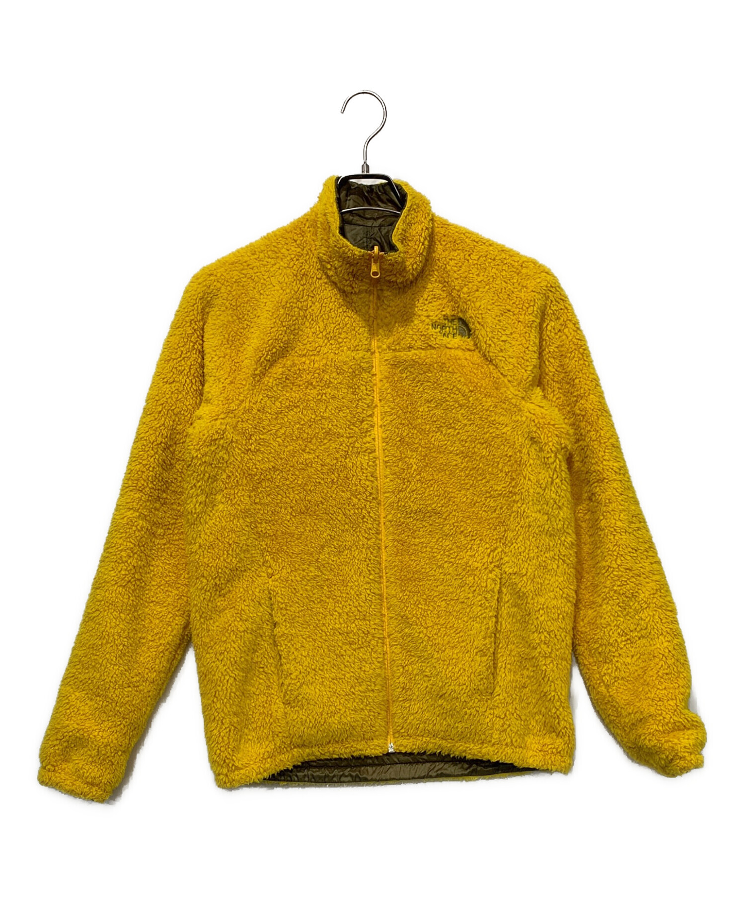 The North Face リバーシブルジャケット グリーン/イエロー　新品 中古・古着通販】THE NORTH FACE (ザ ノース フェイス) リバーシブル