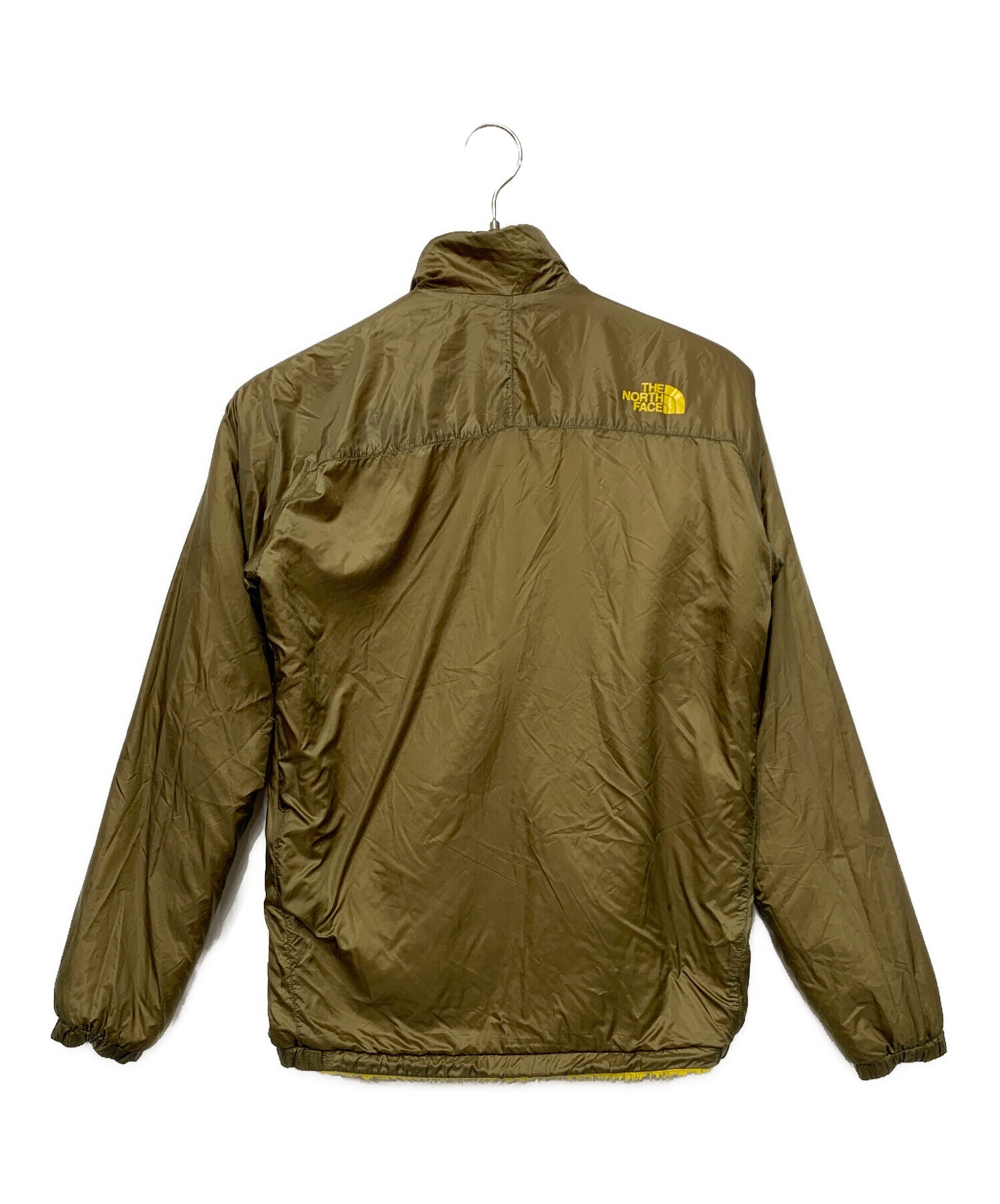 The North Face リバーシブルジャケット グリーン/イエロー　新品 中古・古着通販】THE NORTH FACE (ザ ノース フェイス) リバーシブル