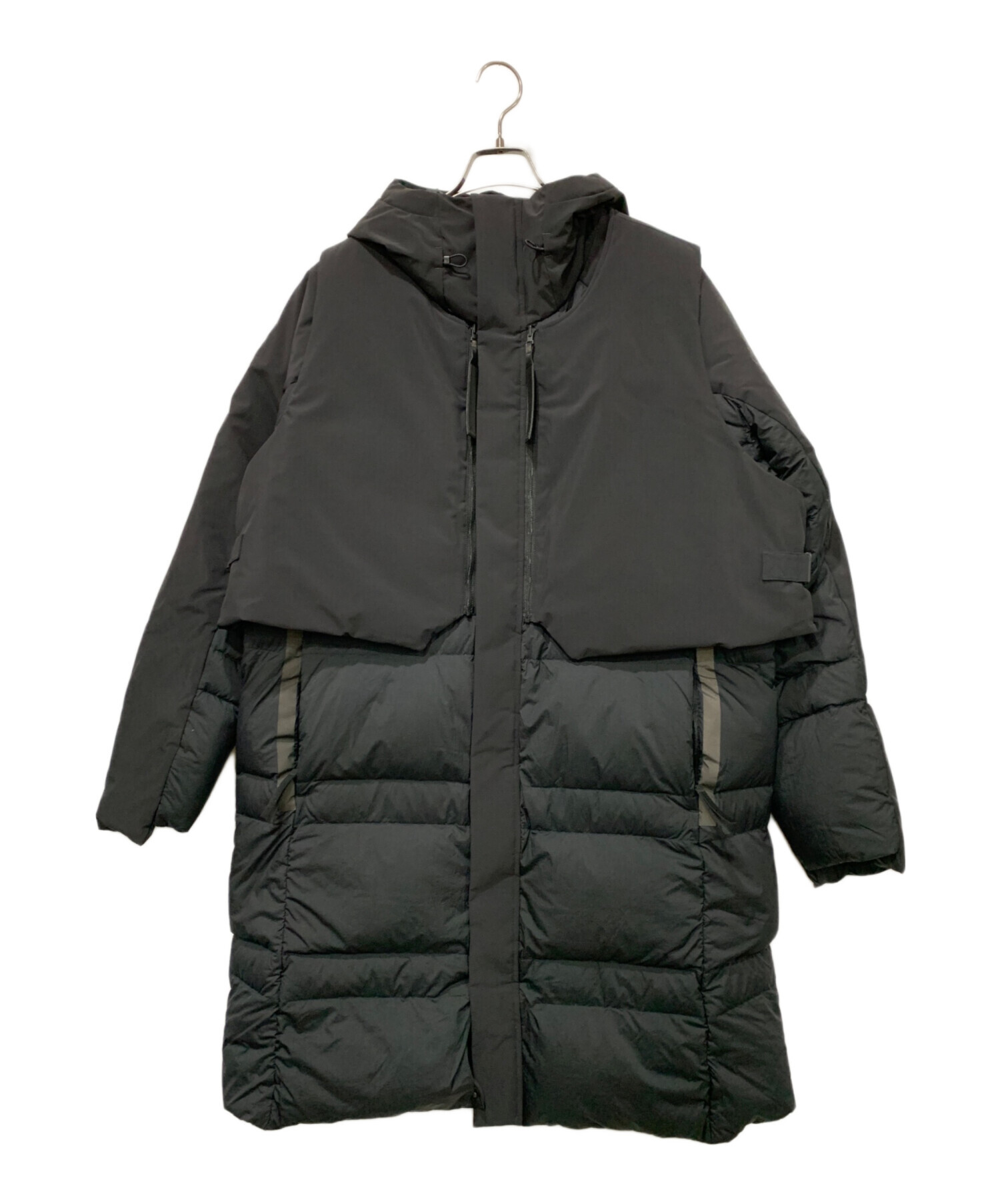 adidas ブラック ロングダウンコート (2XL) 中古・古着通販】adidas (アディダス) ダウンコート ブラック サイズ