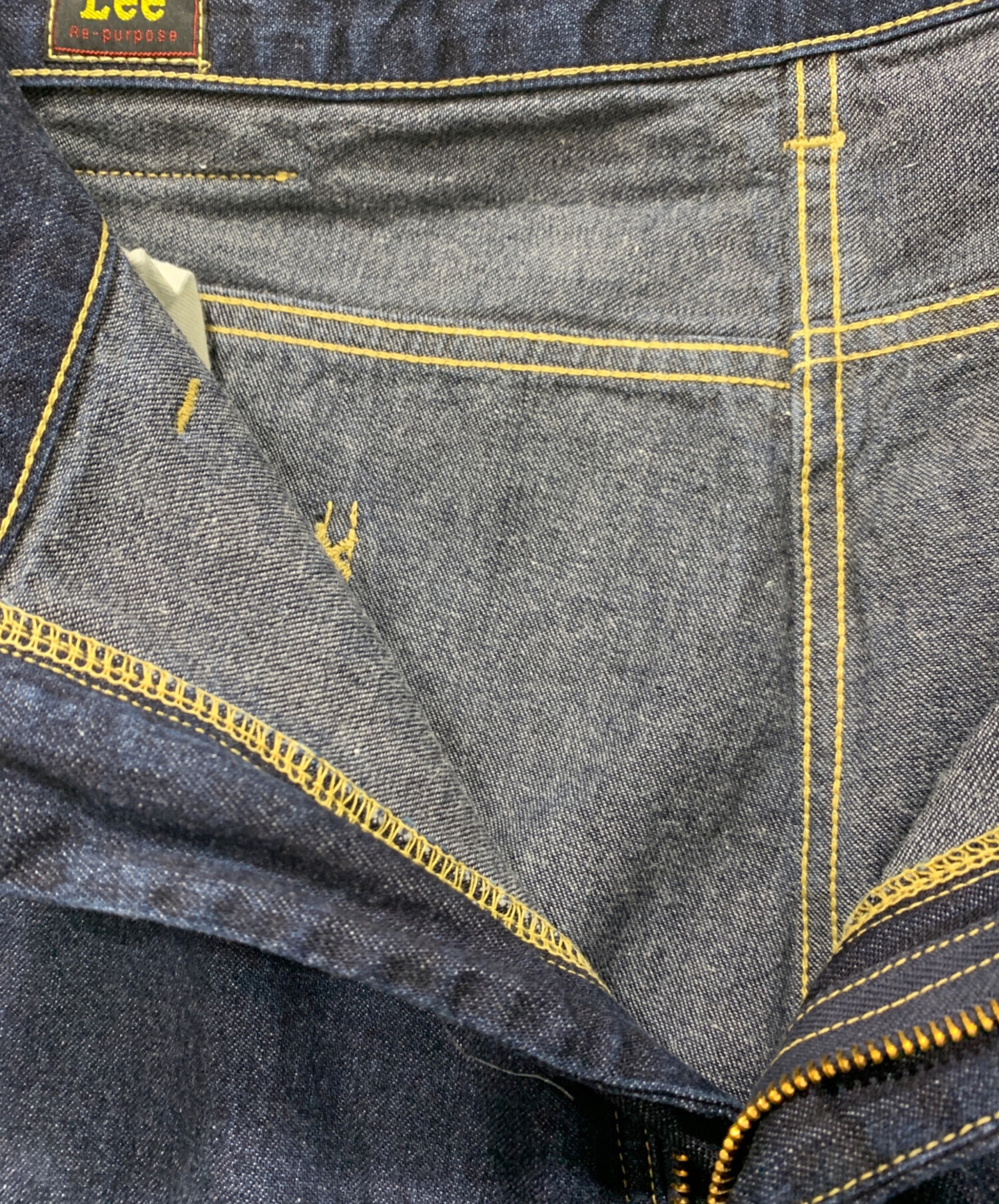 中古・古着通販】LEE (リー) デニムパンツ インディゴ サイズ:SIZE
