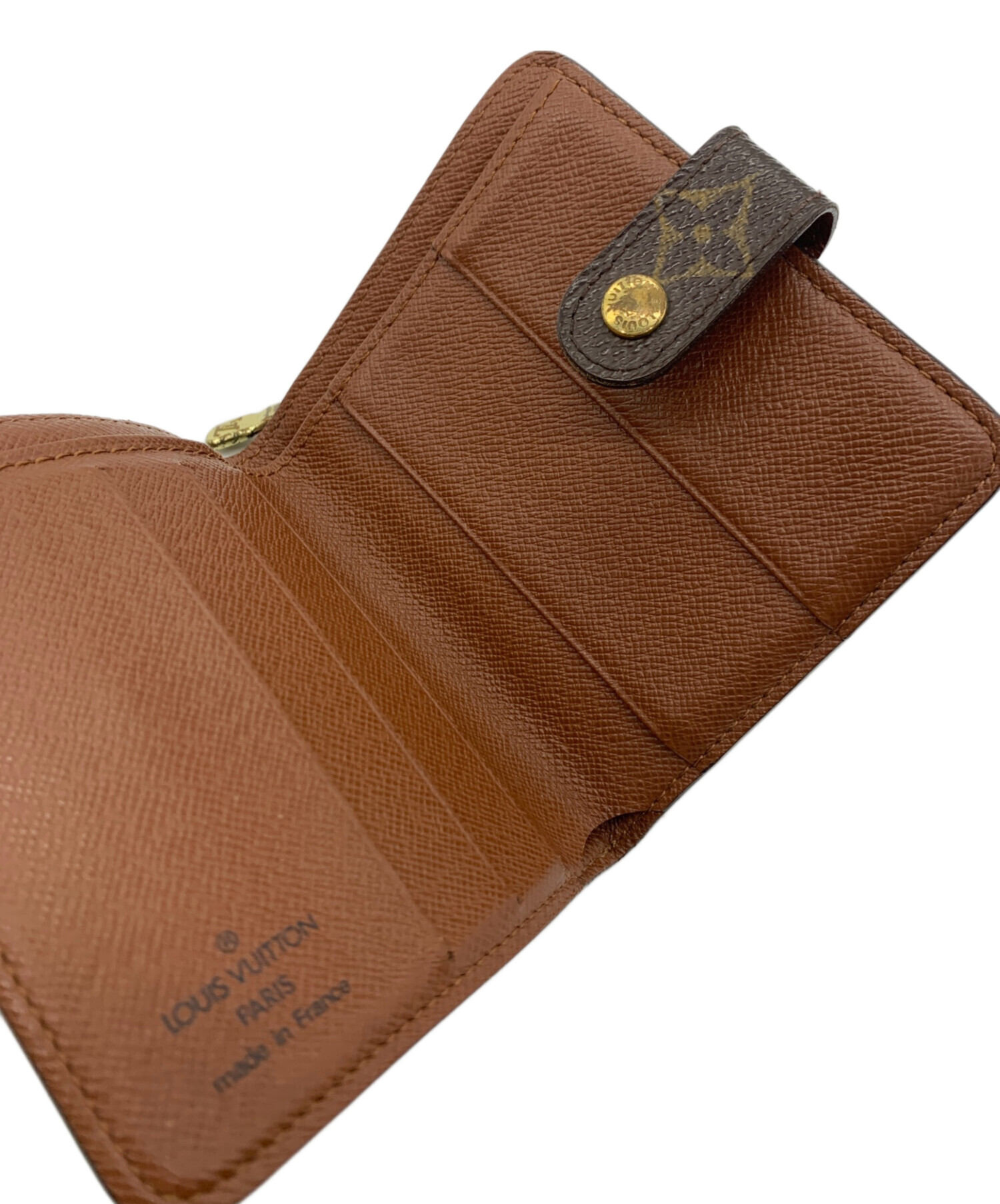 新品未使用！ルイヴィトン　コンパクトジップ　モノグラム正規保証付 中古・古着通販】LOUIS VUITTON (ルイ ヴィトン) モノグラム