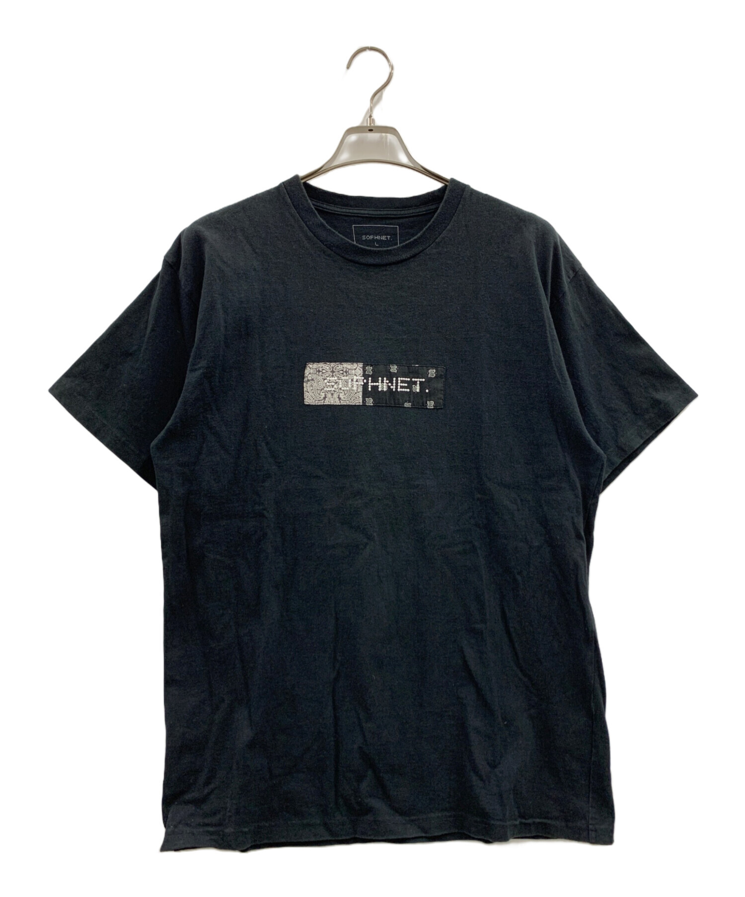 中古・古着通販】SOPHNET. (ソフネット) 半袖カットソー ブラック 