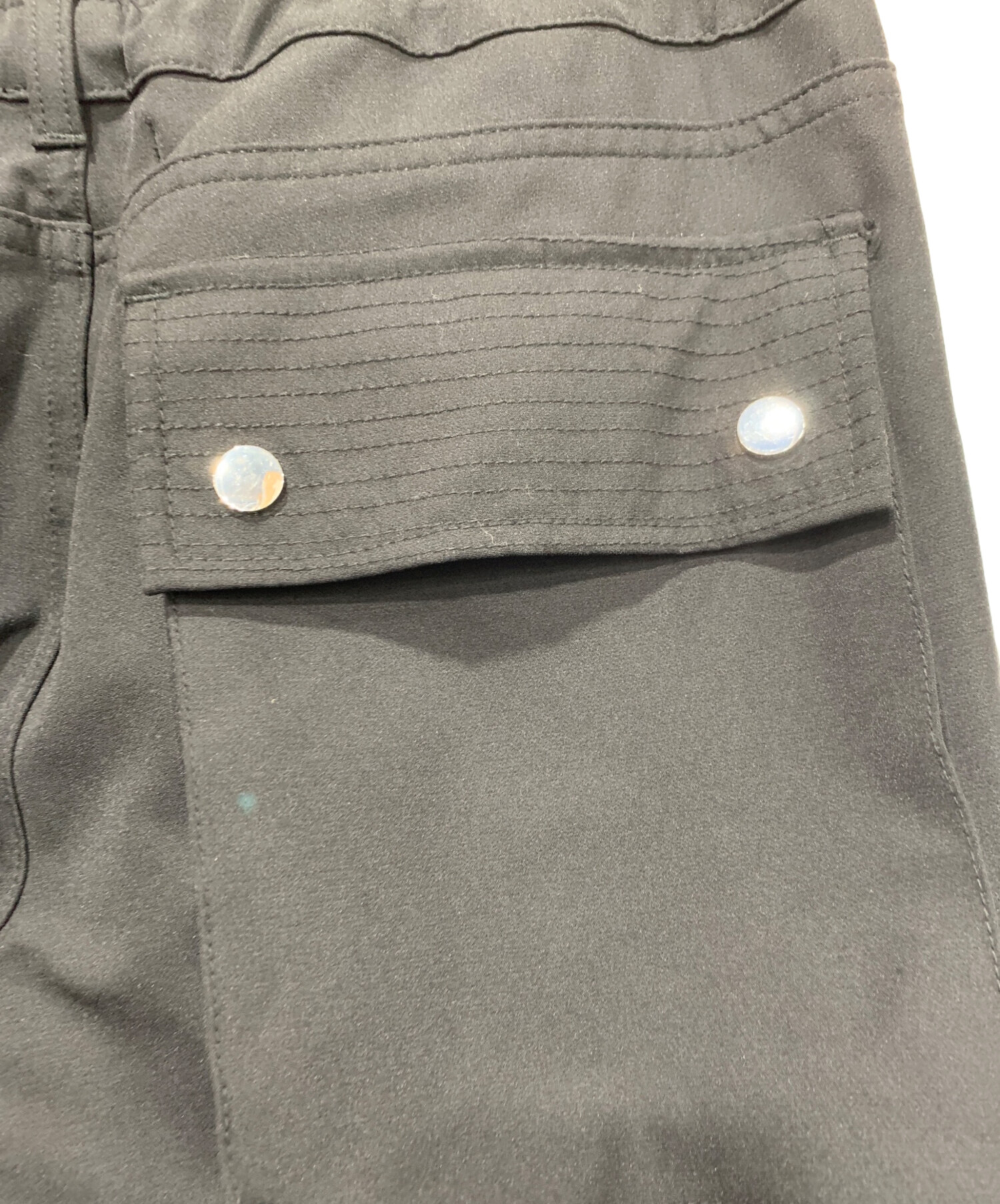 中古・古着通販】MLVINCE (メルヴィンス) カーゴパンツ ブラック