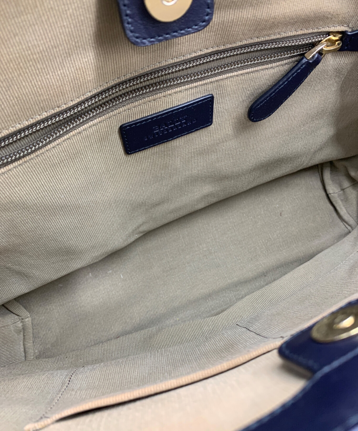 中古・古着通販】BALLY (バリー) トートバッグ ネイビー｜ブランド
