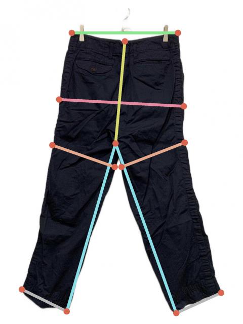 中古・古着通販】kolor/BEACON (カラービーコン) パンツ ネイビー